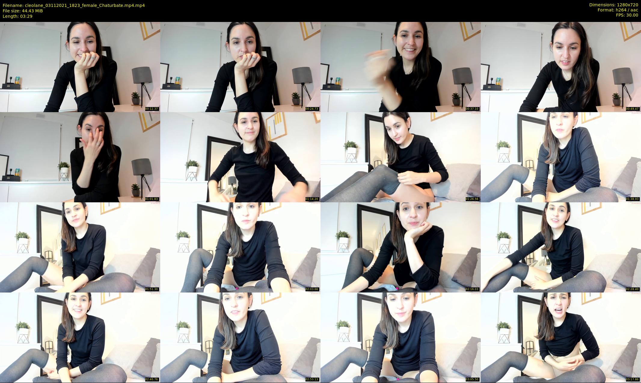 cleolane — 4 minute Chaturbate female cam show recording, 720p, Nov 3, 2021