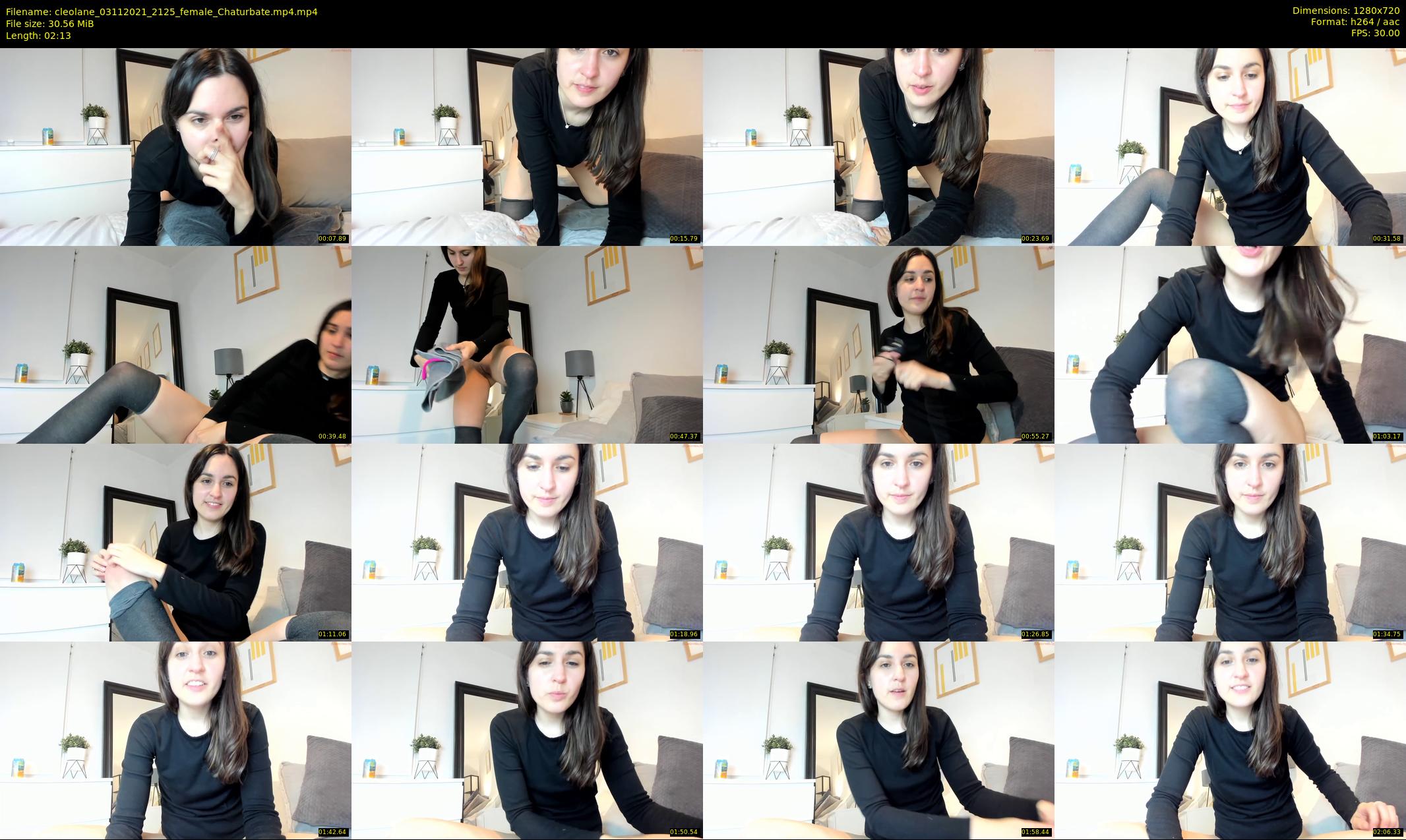 cleolane — 3 minute Chaturbate female cam show recording, 720p, Nov 3, 2021