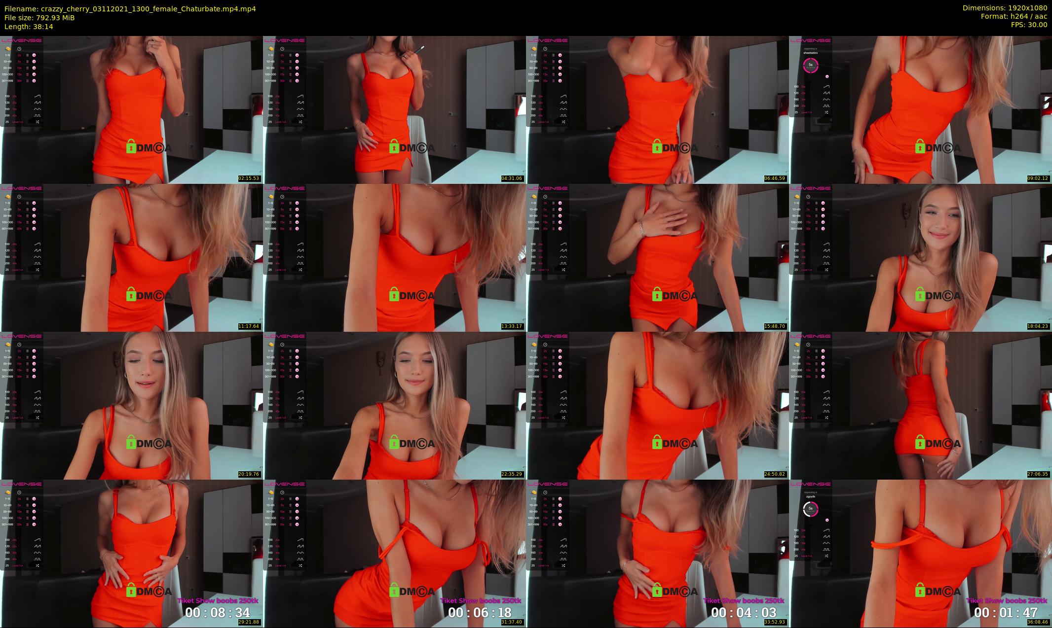 crazzy_cherry — 39 minute Chaturbate female cam show recording, 1080p, Nov 3, 2021