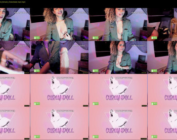 curlydoll1 — 70 minute Chaturbate female cam show recording, 720p, Nov 4, 2021