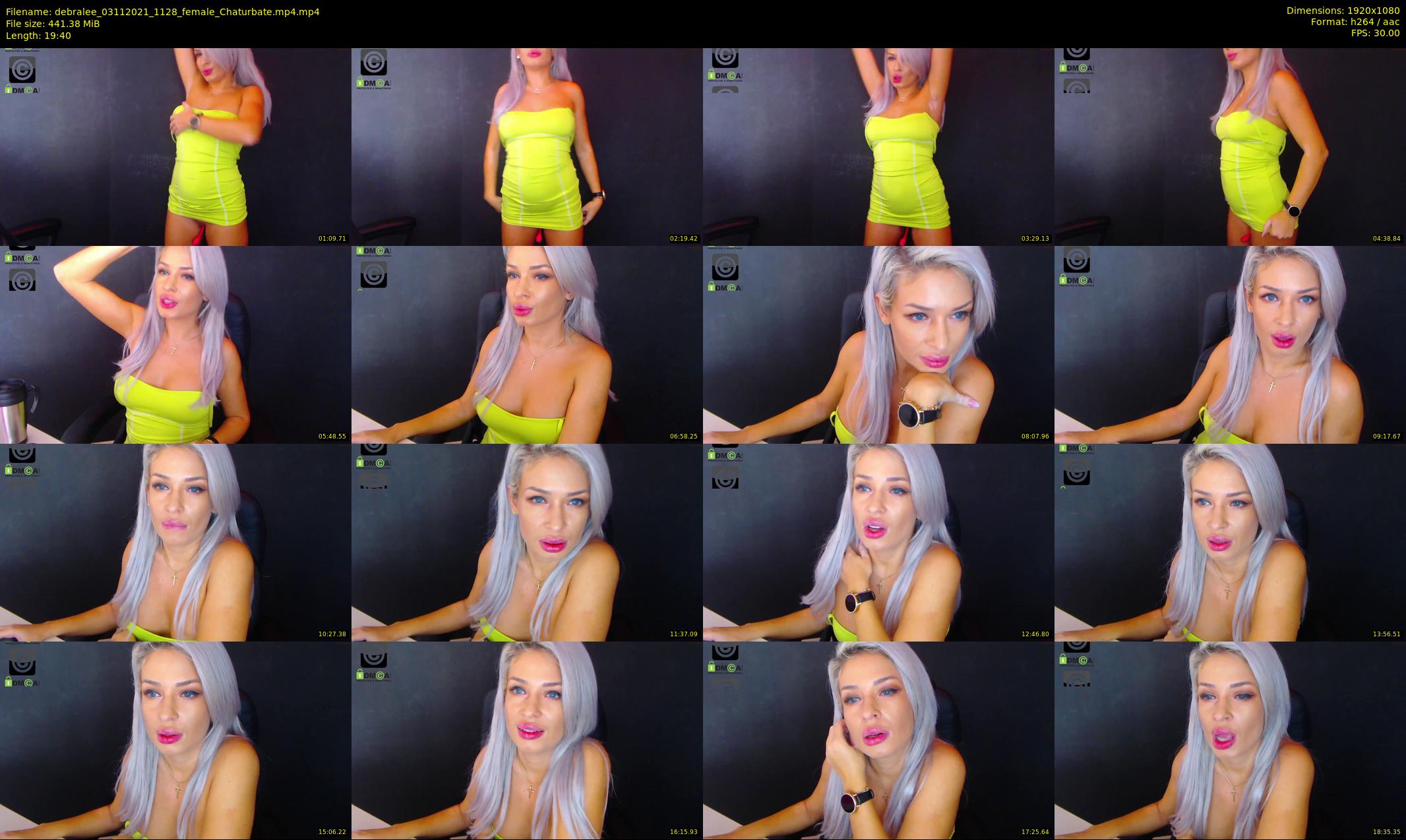 debralee — 20 minute Chaturbate female cam show recording, 1080p, Nov 3, 2021