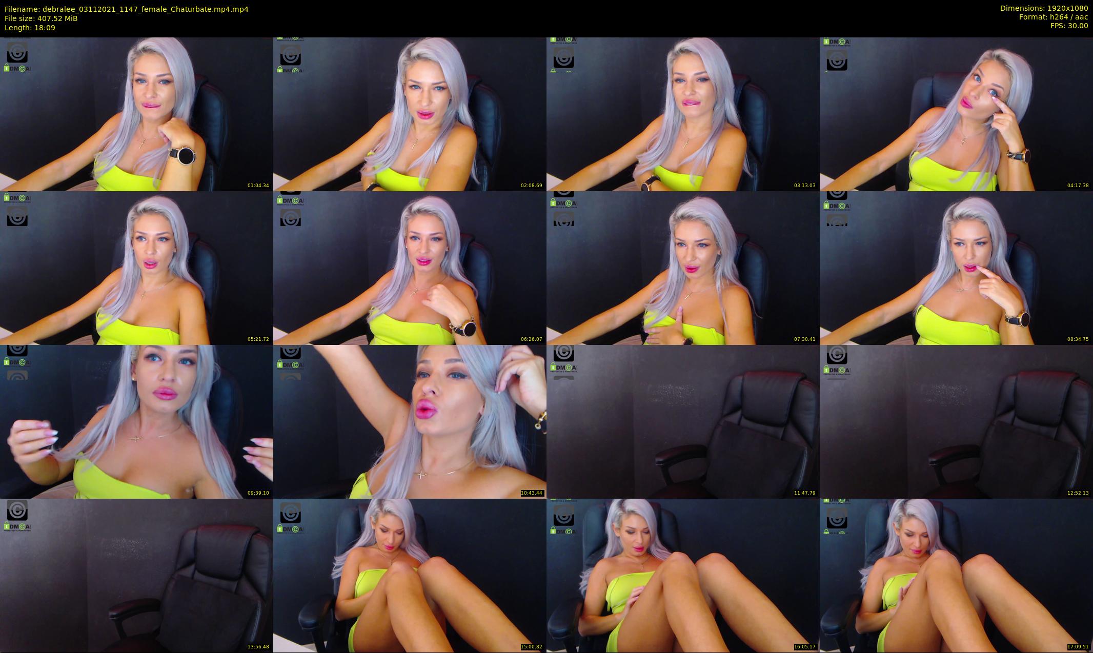 debralee — 19 minute Chaturbate female cam show recording, 1080p, Nov 3, 2021