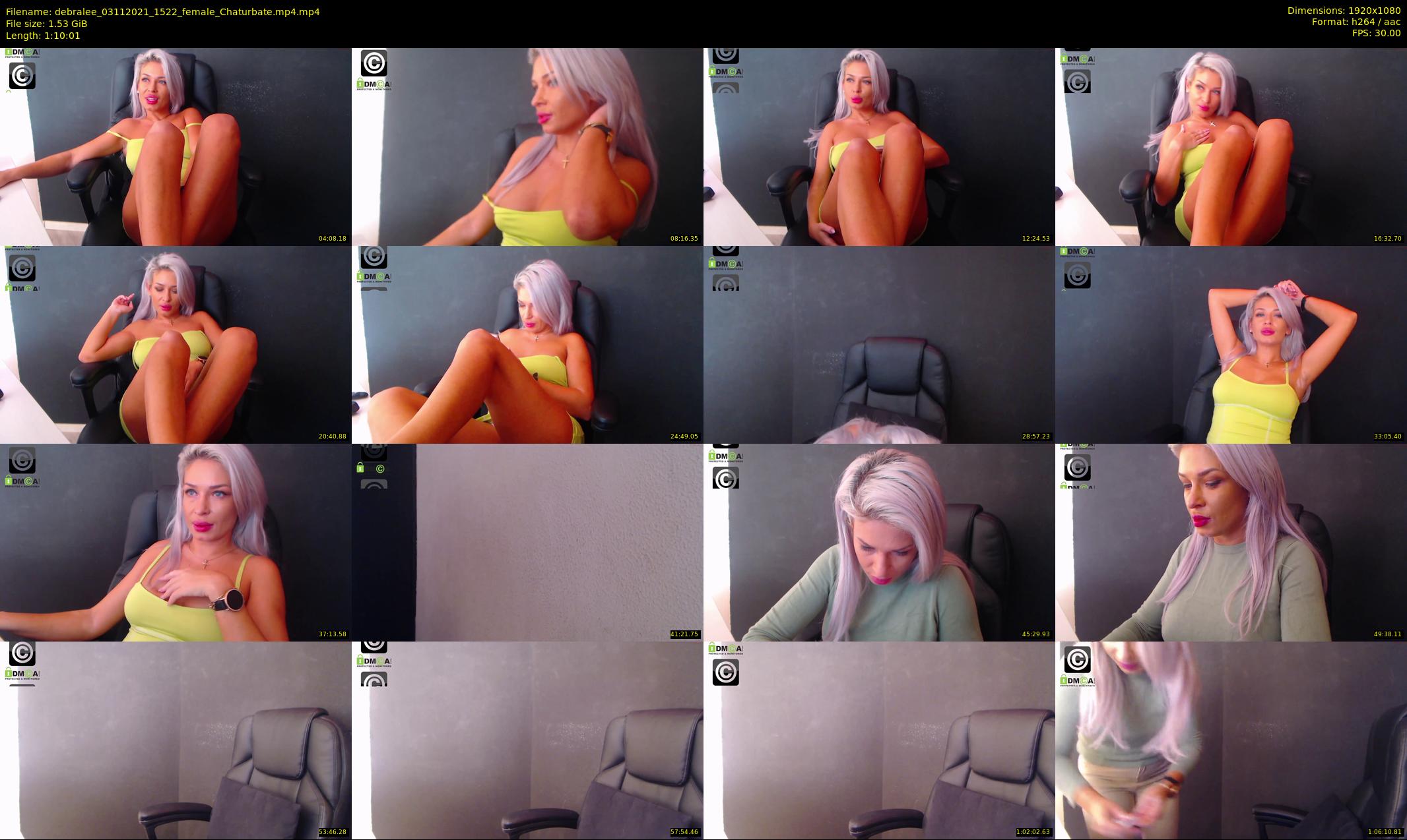 debralee — 71 minute Chaturbate female cam show recording, 1080p, Nov 3, 2021