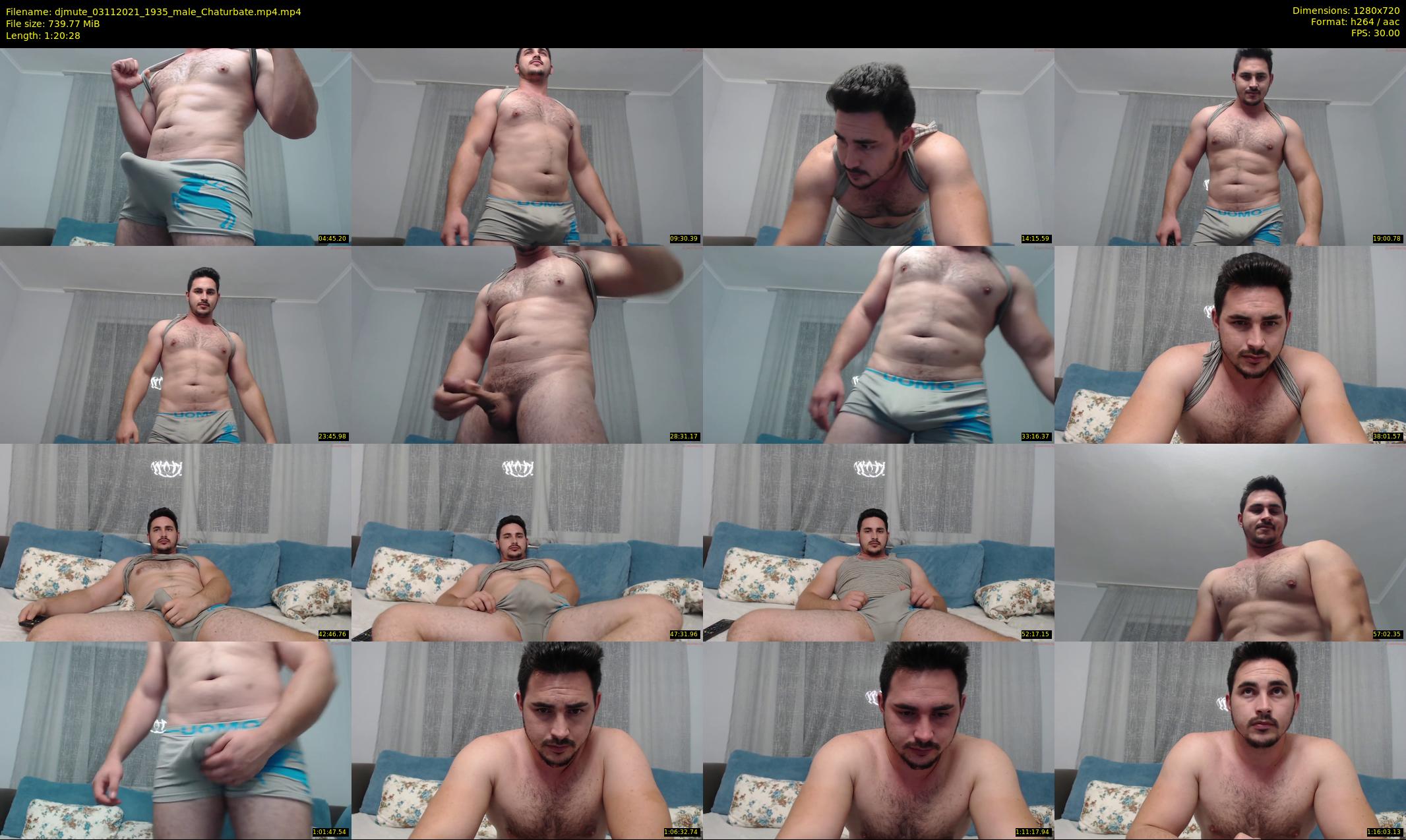 djmute — 81 minute Chaturbate male cam show recording, 720p, Nov 3, 2021
