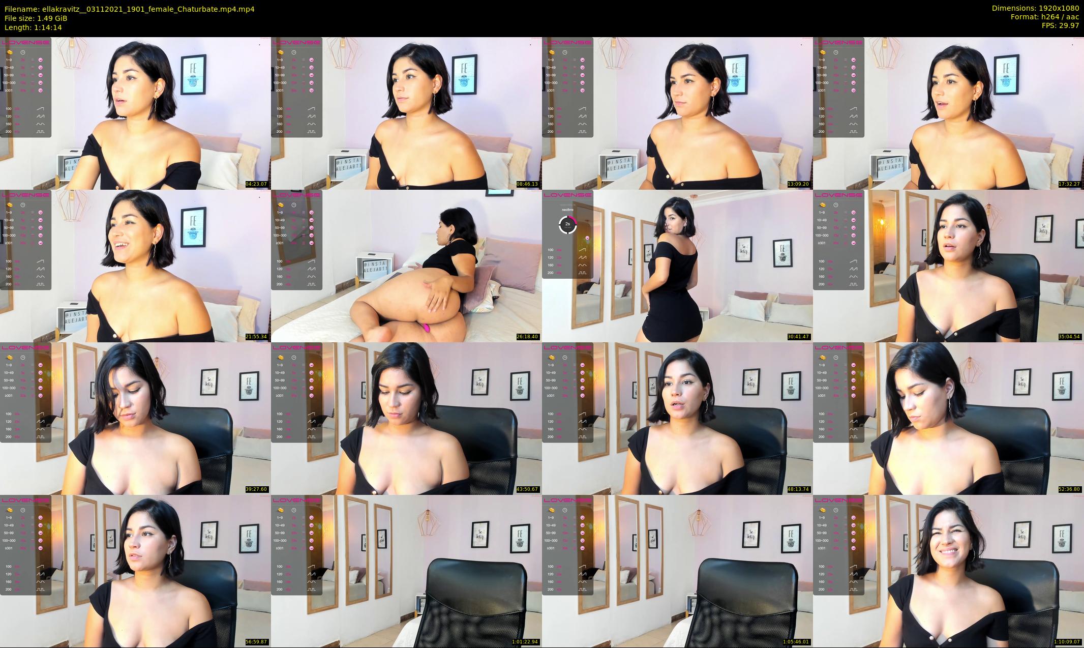 ellakravitz_ — 75 minute Chaturbate female cam show recording, 1080p, Nov 3, 2021