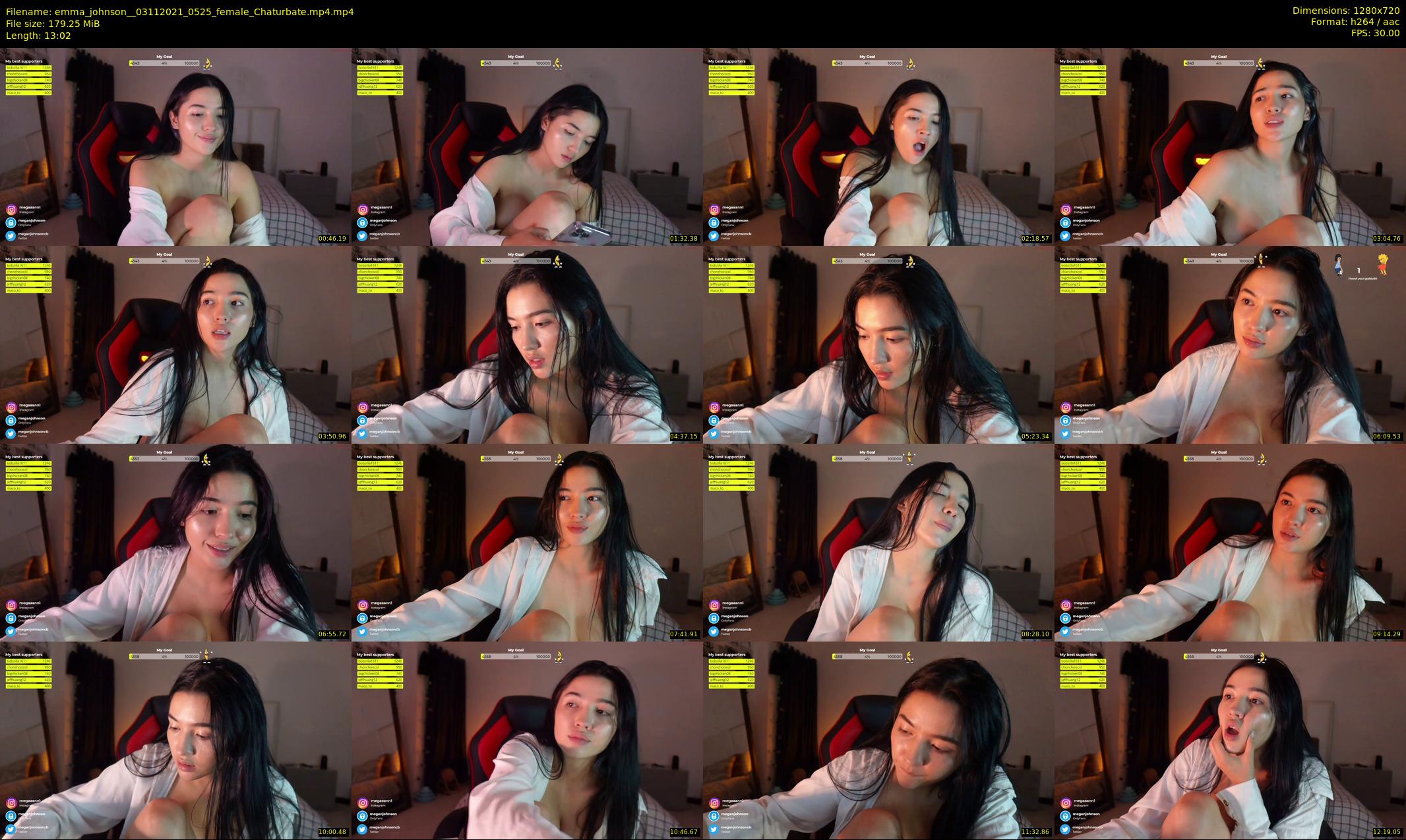 emma_johnson_ — 14 minute Chaturbate female cam show recording, 720p, Nov 3, 2021
