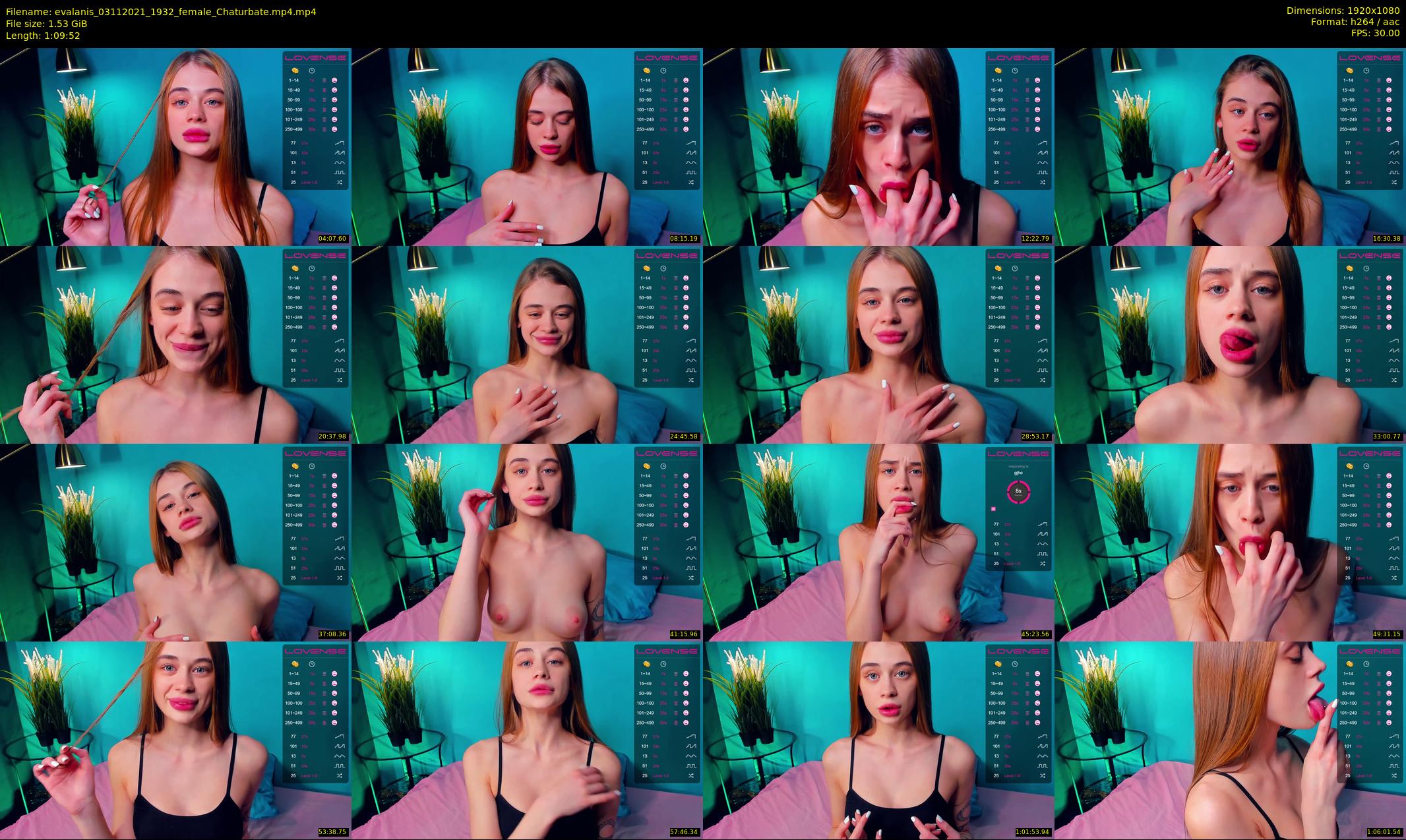 evalanis — 70 minute Chaturbate couple cam show recording, 1080p, Nov 3, 2021