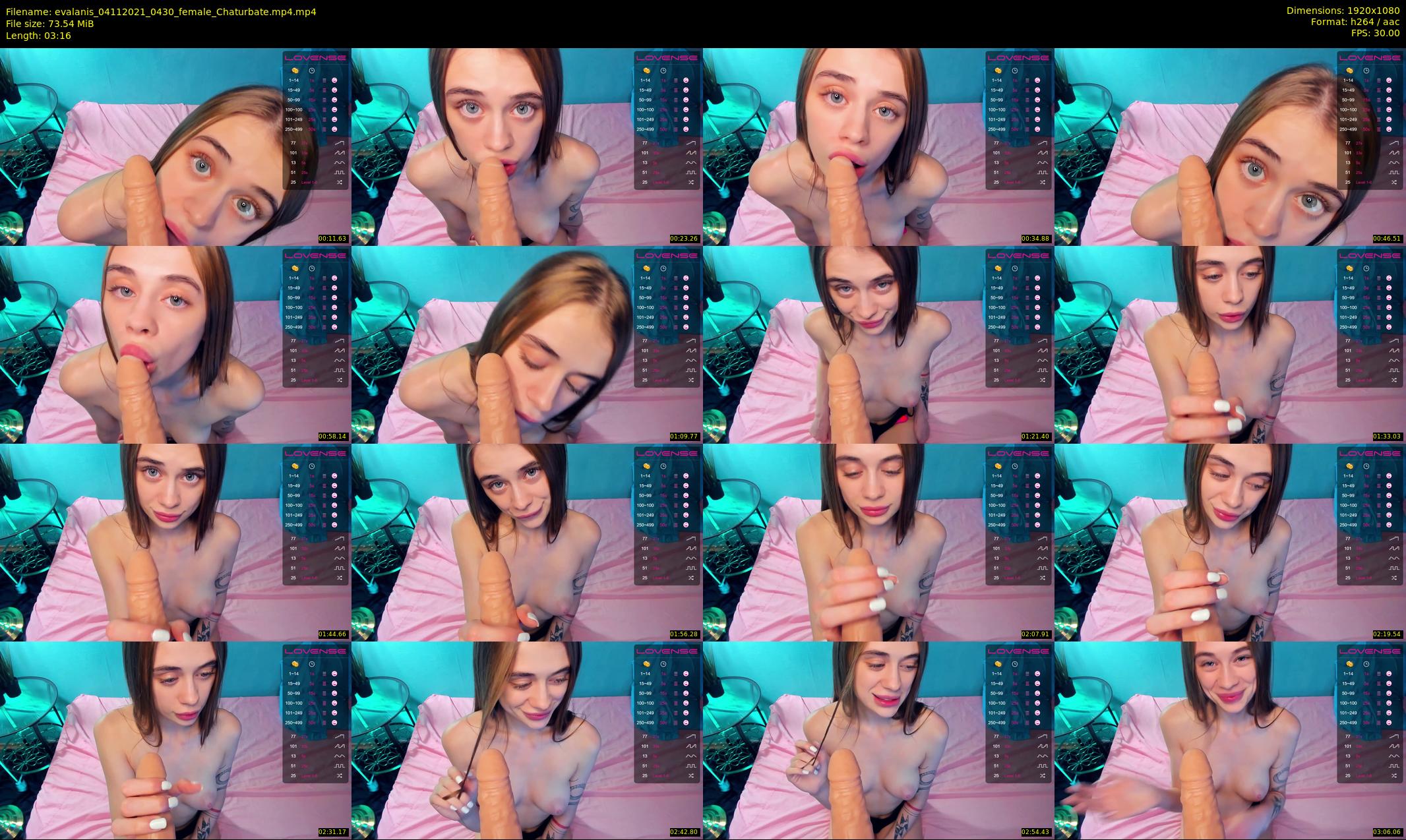 evalanis — 4 minute Chaturbate couple cam show recording, 1080p, Nov 4, 2021