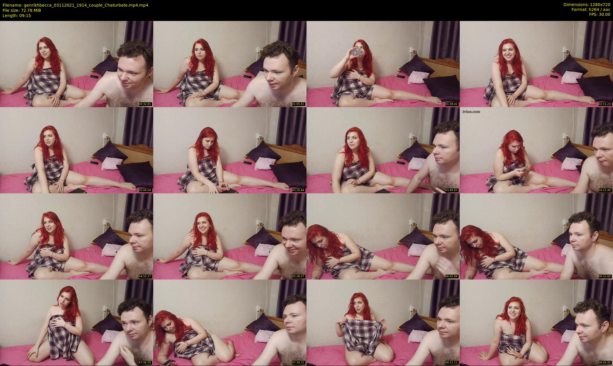 genrikhbecca — 10 minute Chaturbate couple cam show recording, 720p, Nov 3, 2021