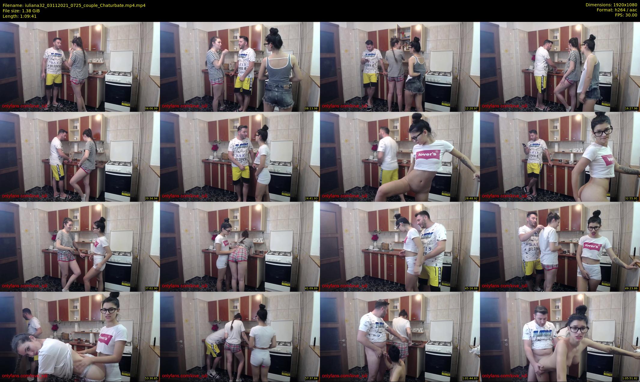 iuliana32 — 70 minute Chaturbate couple cam show recording, 1080p, Nov 3, 2021