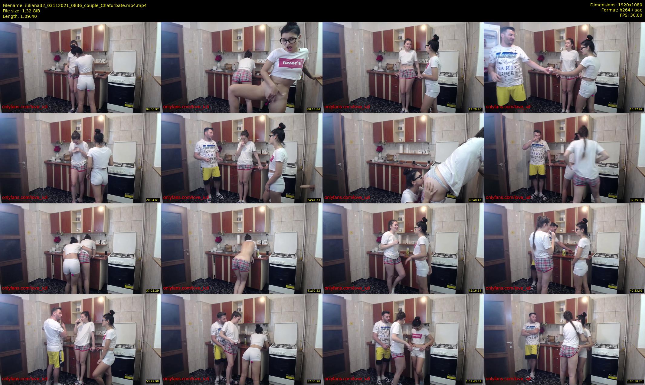 iuliana32 — 70 minute Chaturbate couple cam show recording, 1080p, Nov 3, 2021