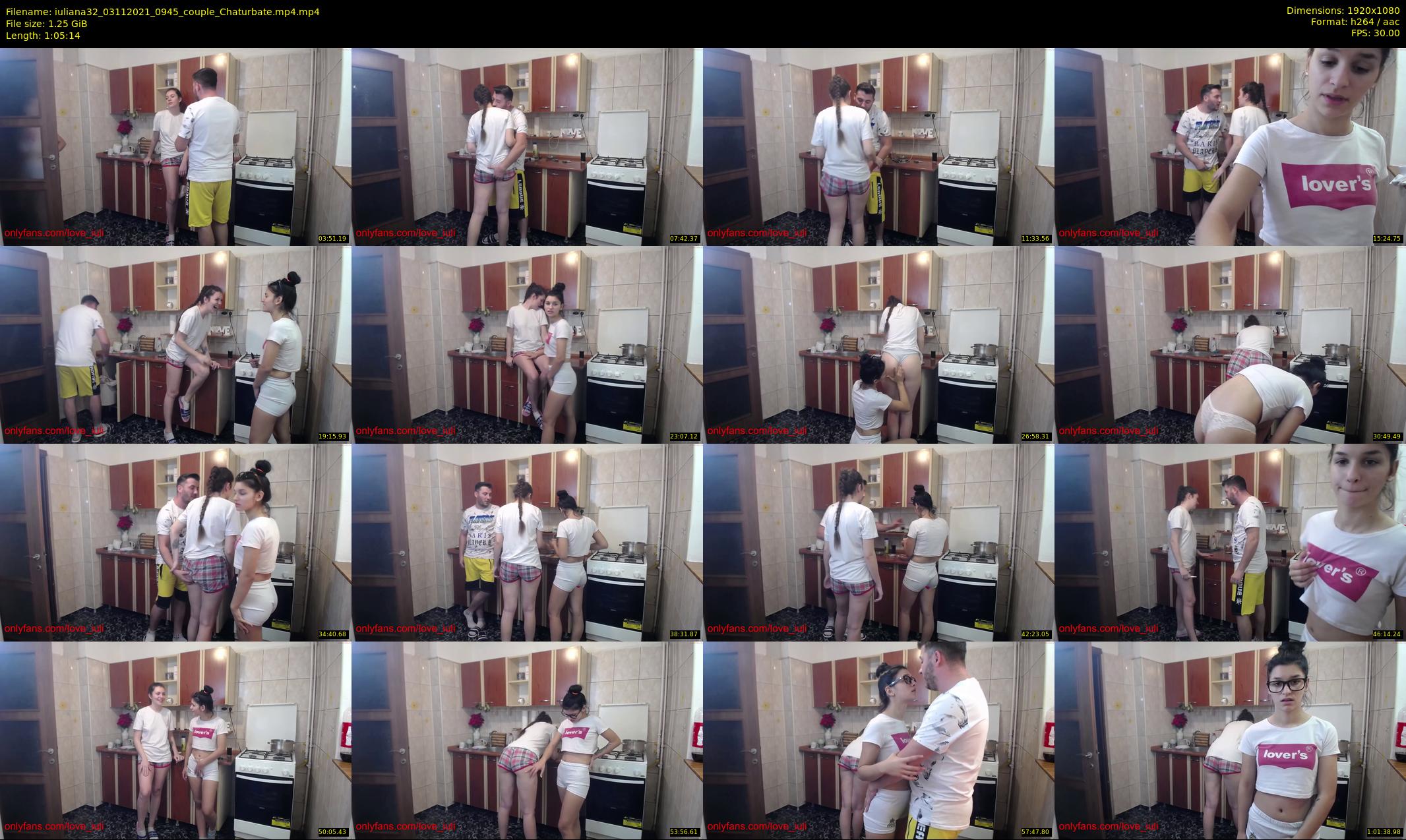 iuliana32 — 66 minute Chaturbate couple cam show recording, 1080p, Nov 3, 2021