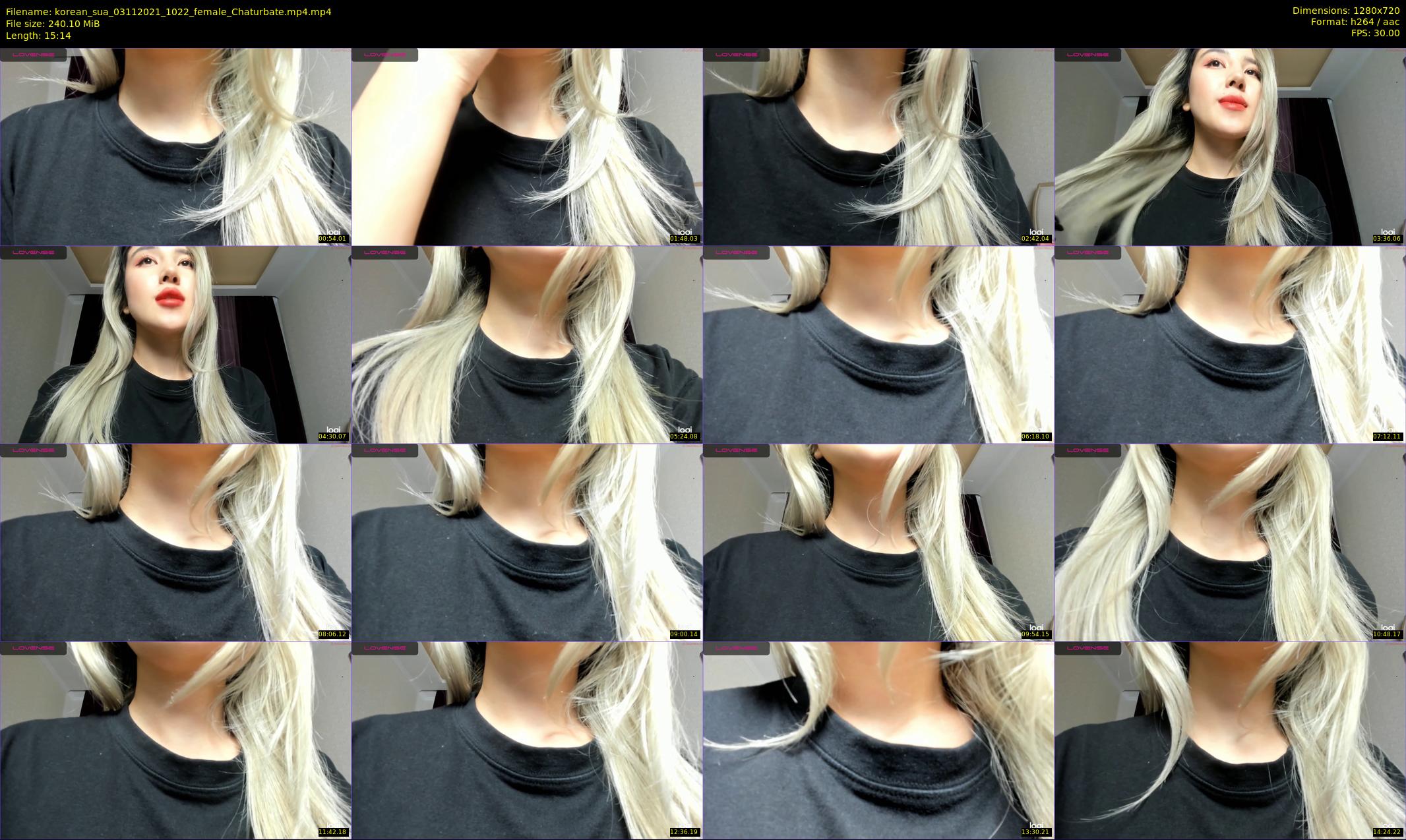 korean_sua — 16 minute Chaturbate female cam show recording, 720p, Nov 3, 2021