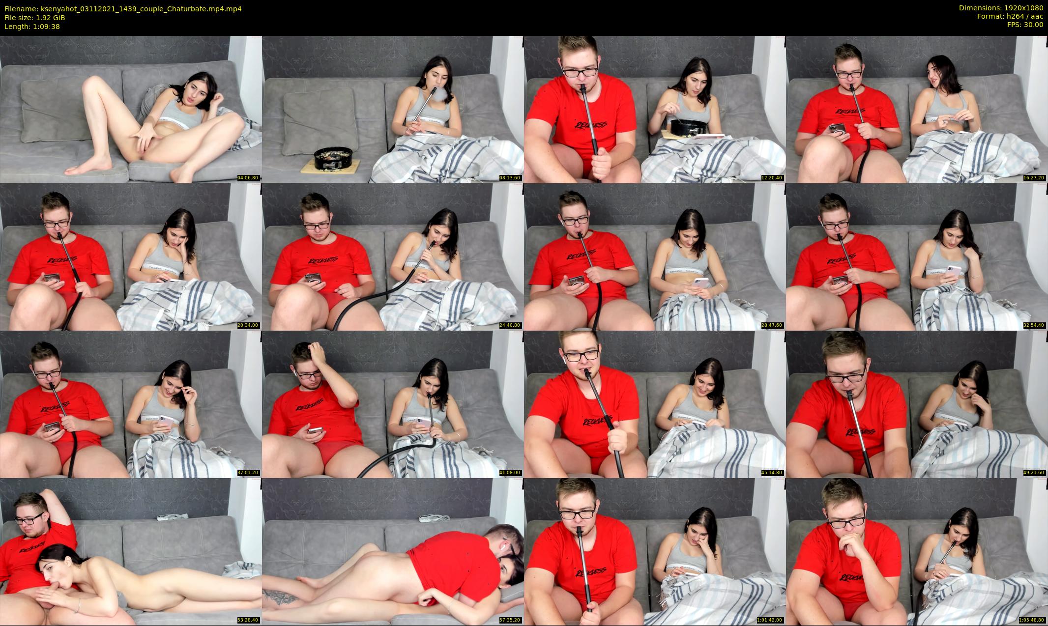 ksenyahot — 70 minute Chaturbate couple cam show recording, 1080p, Nov 3, 2021