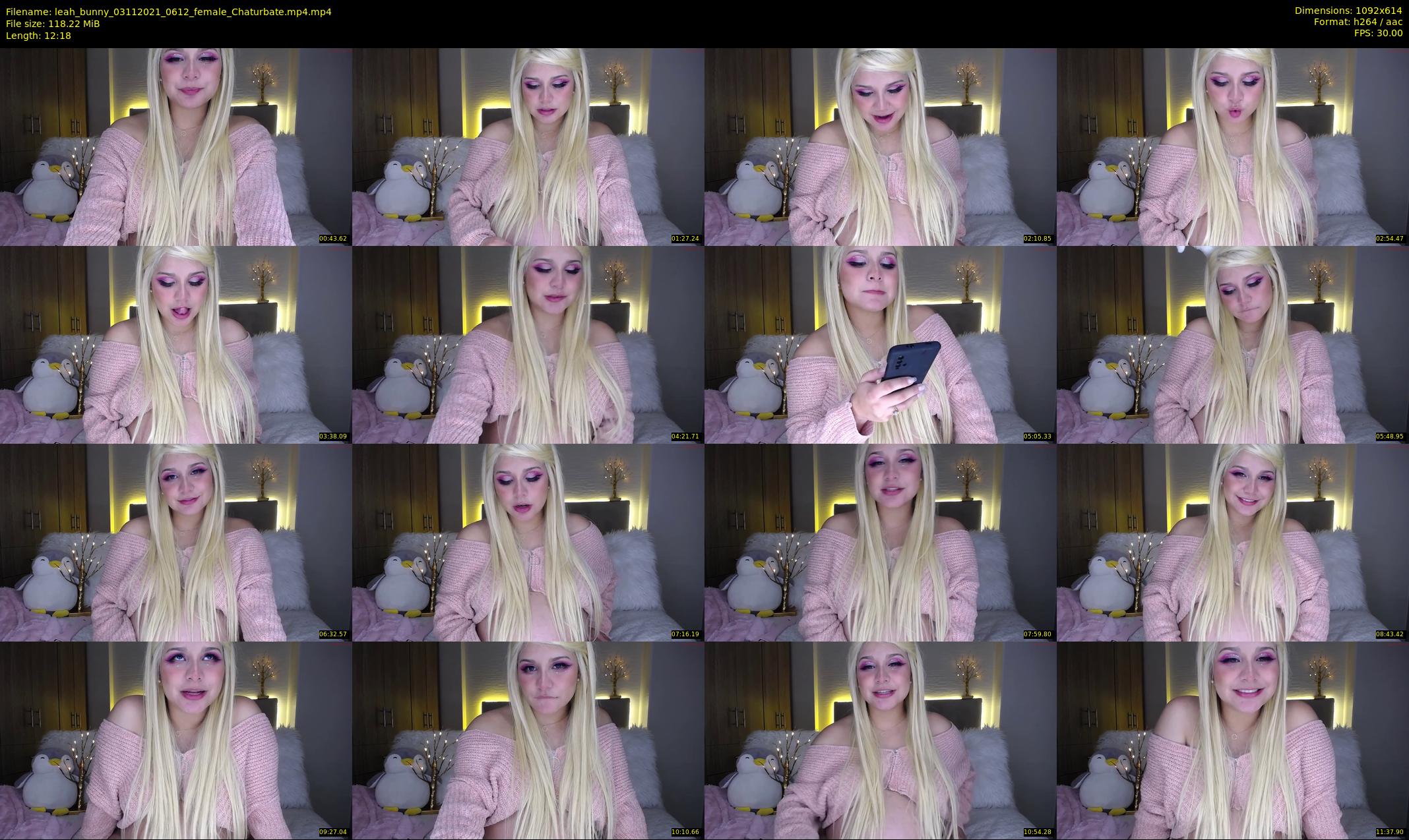 leah_bunny — 13 minute Chaturbate female cam show recording, 480p, Nov 3, 2021
