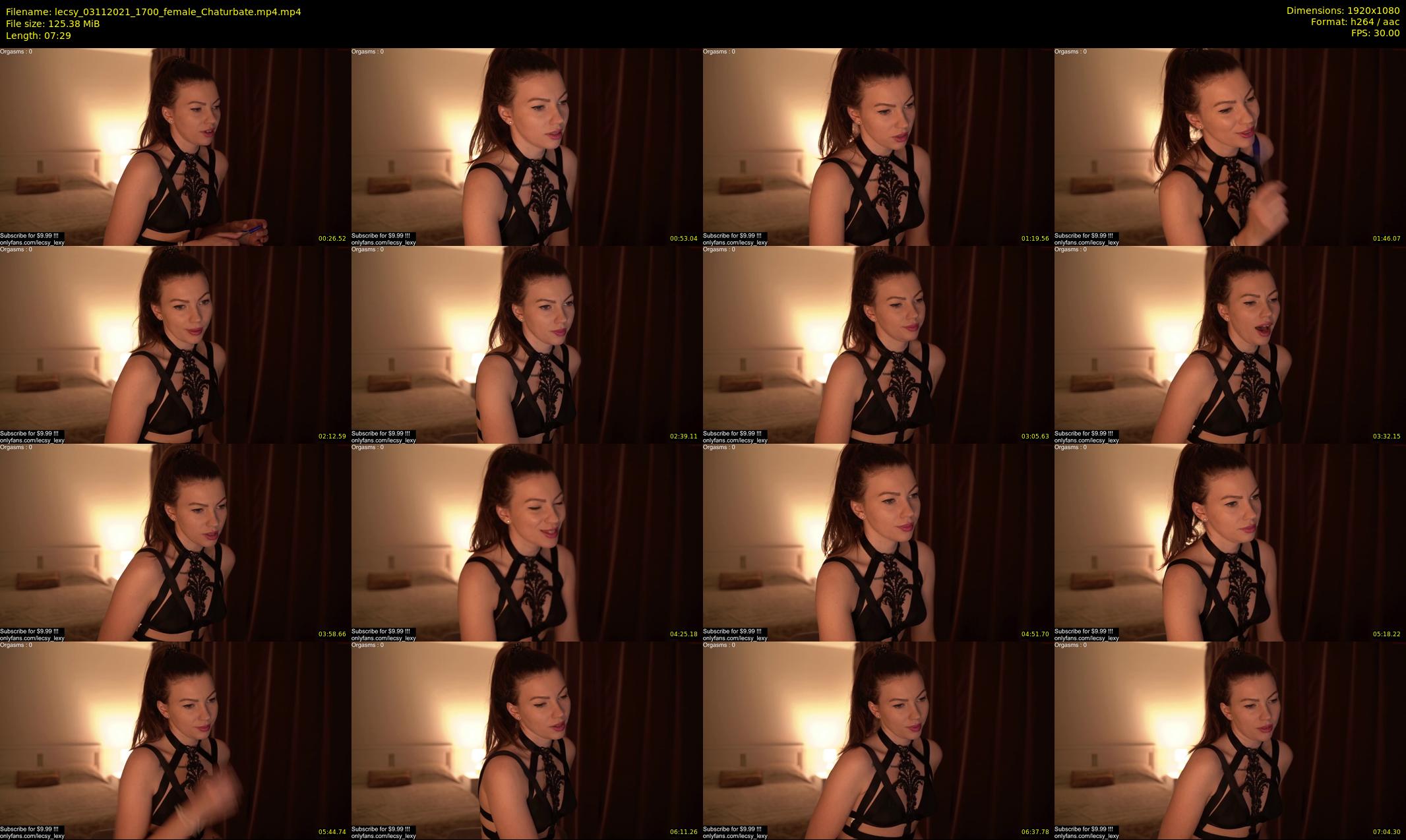 lecsy — 8 minute Chaturbate female cam show recording, 1080p, Nov 3, 2021