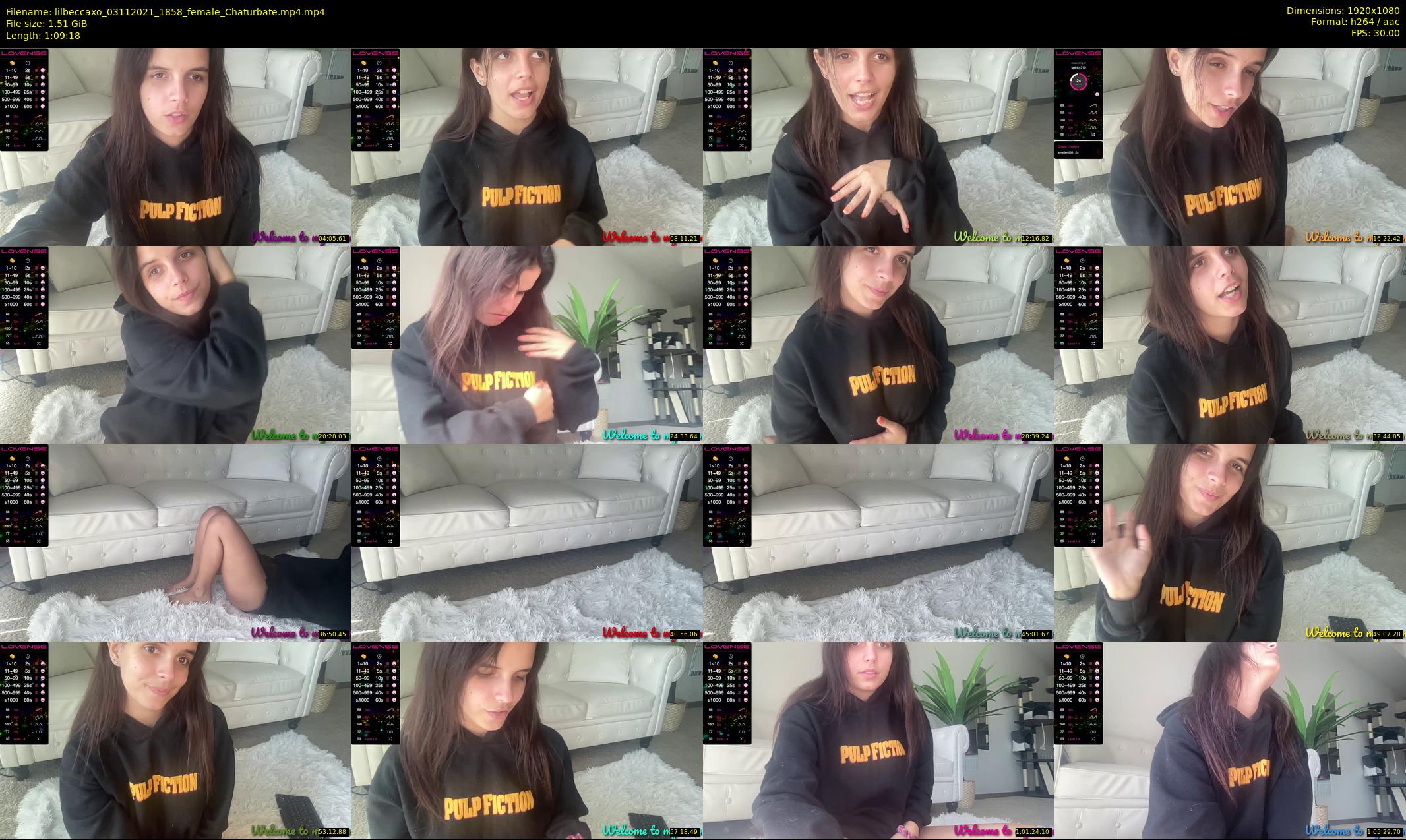 lilbeccaxo — 70 minute Chaturbate female cam show recording, 1080p, Nov 3, 2021
