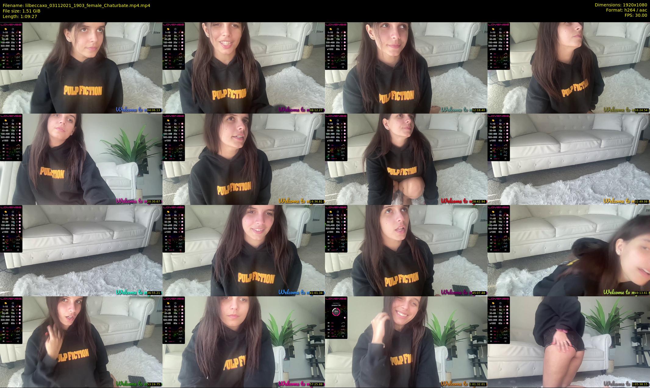 lilbeccaxo — 70 minute Chaturbate female cam show recording, 1080p, Nov 3, 2021