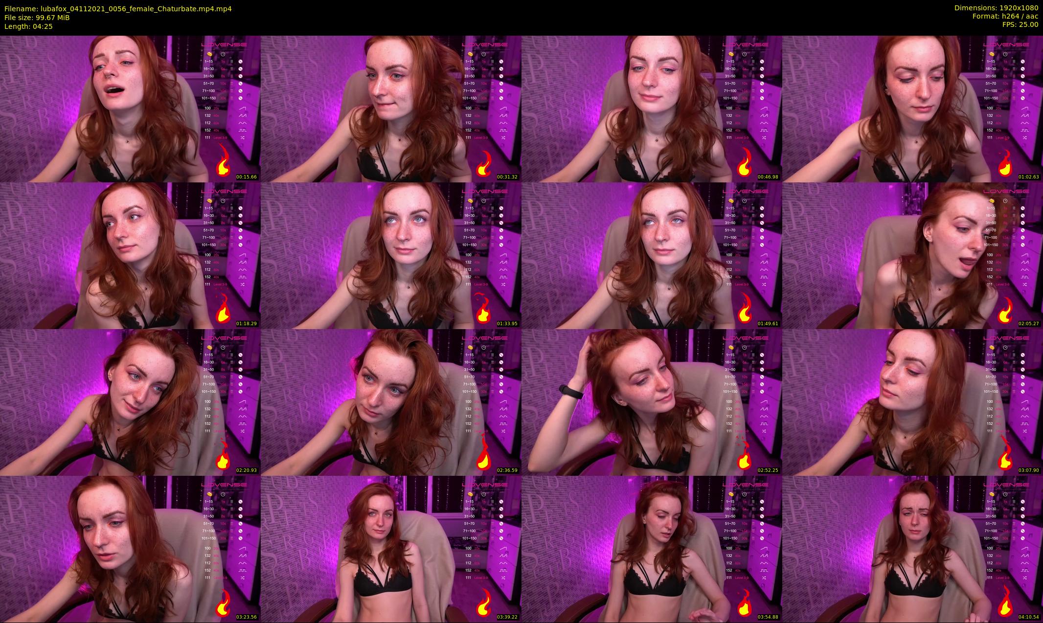 lubafox — 5 minute Chaturbate female cam show recording, 1080p, Nov 4, 2021