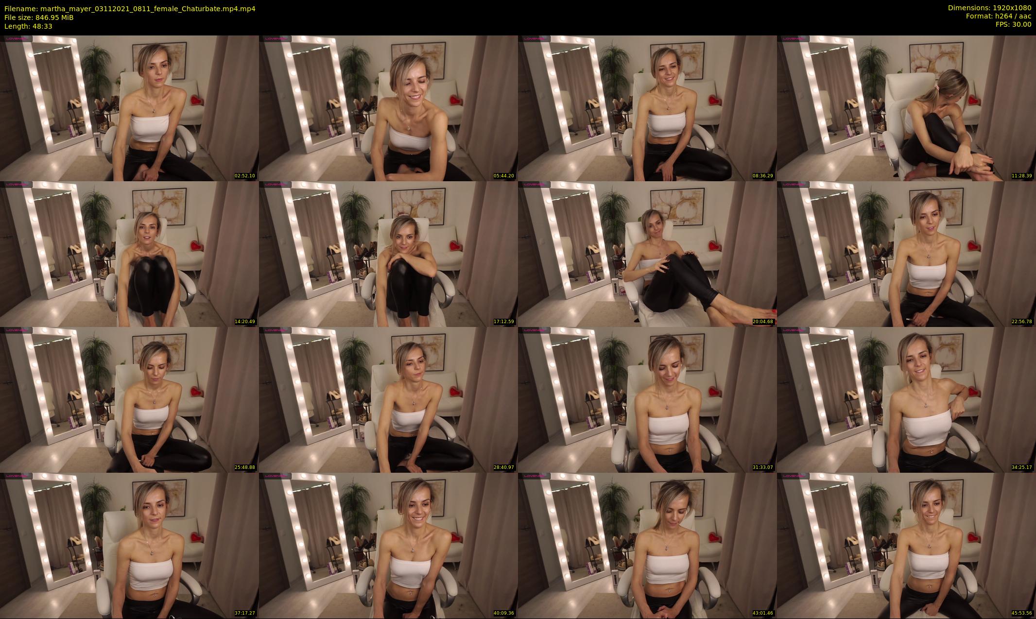 martha_mayer — 49 minute Chaturbate female cam show recording, 1080p, Nov 3, 2021