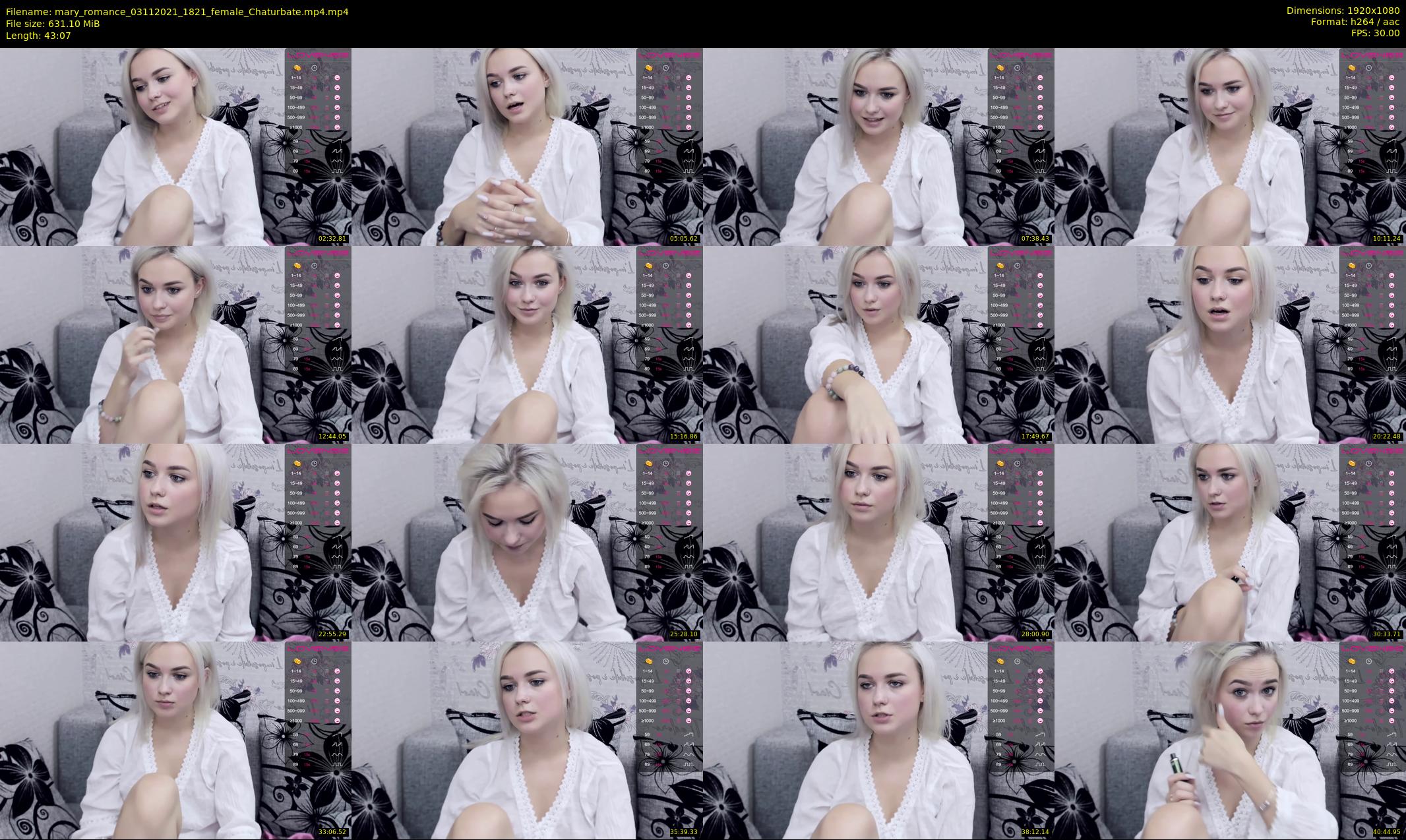 mary_romance — 44 minute Chaturbate female cam show recording, 1080p, Nov 3, 2021