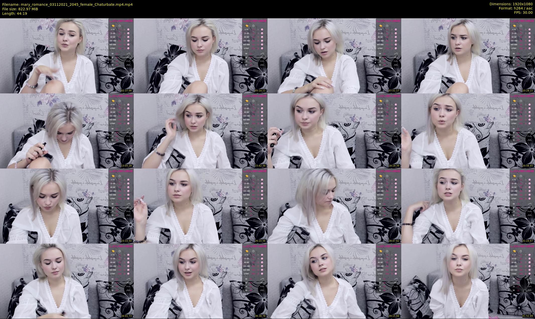 mary_romance — 45 minute Chaturbate female cam show recording, 1080p, Nov 3, 2021