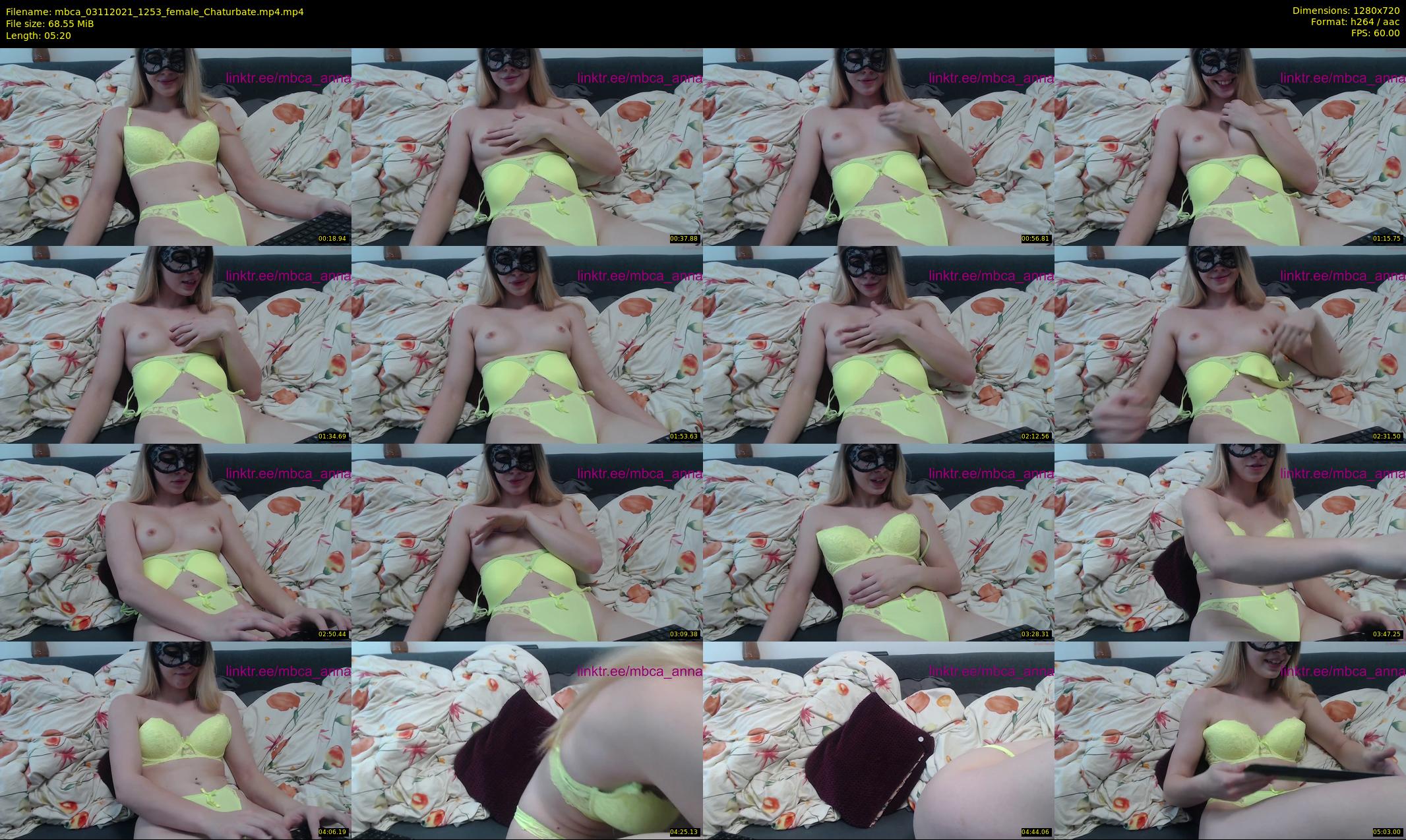mbca — 6 minute Chaturbate couple cam show recording, 720p, Nov 3, 2021