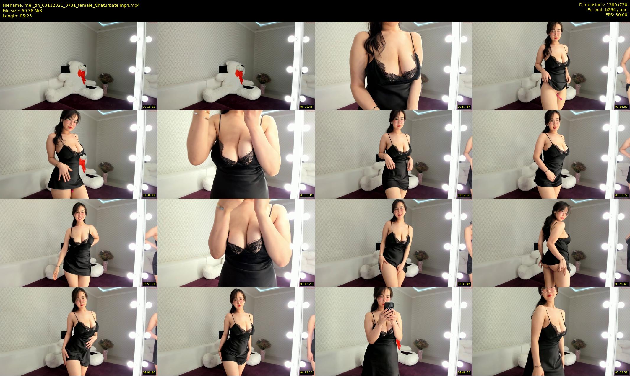 mei_tin — 6 minute Chaturbate female cam show recording, 720p, Nov 3, 2021