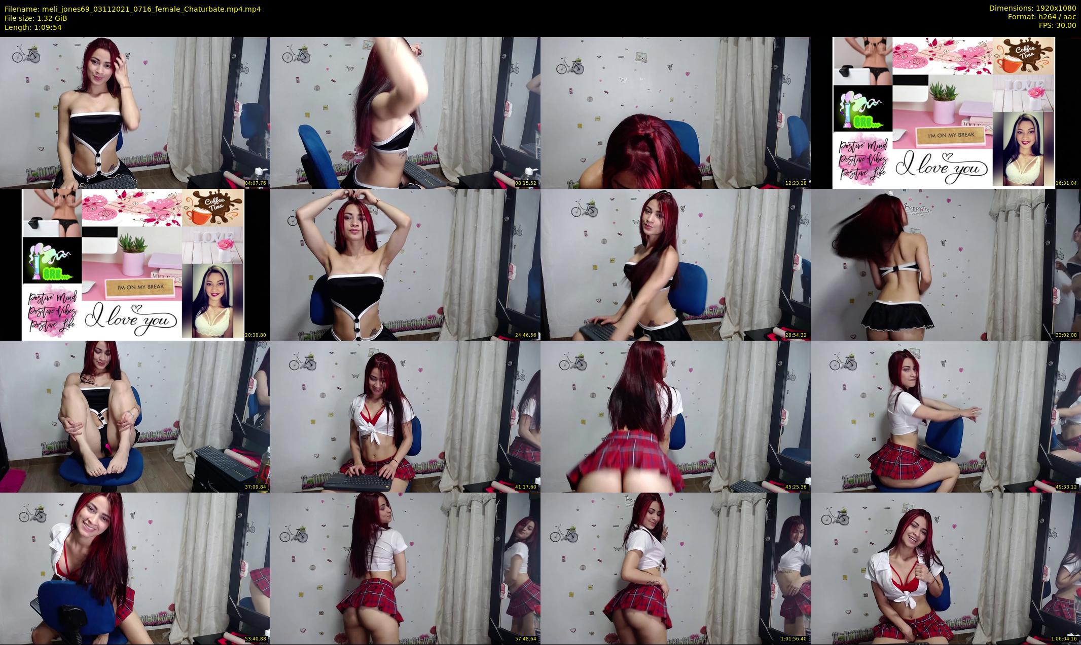 meli_jones69 — 70 minute Chaturbate female cam show recording, 1080p, Nov 3, 2021