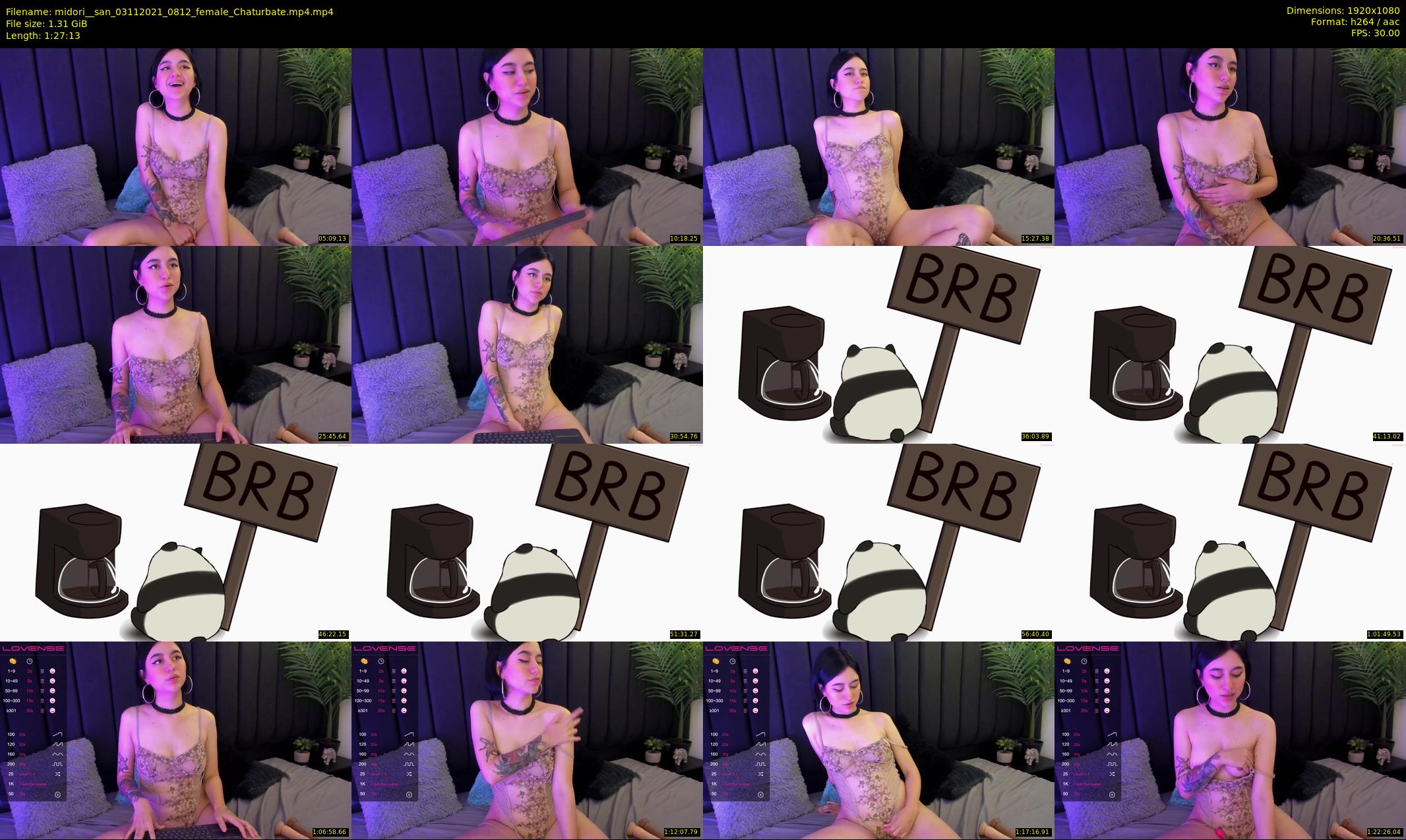 midori__san — 88 minute Chaturbate female cam show recording, 1080p, Nov 3, 2021