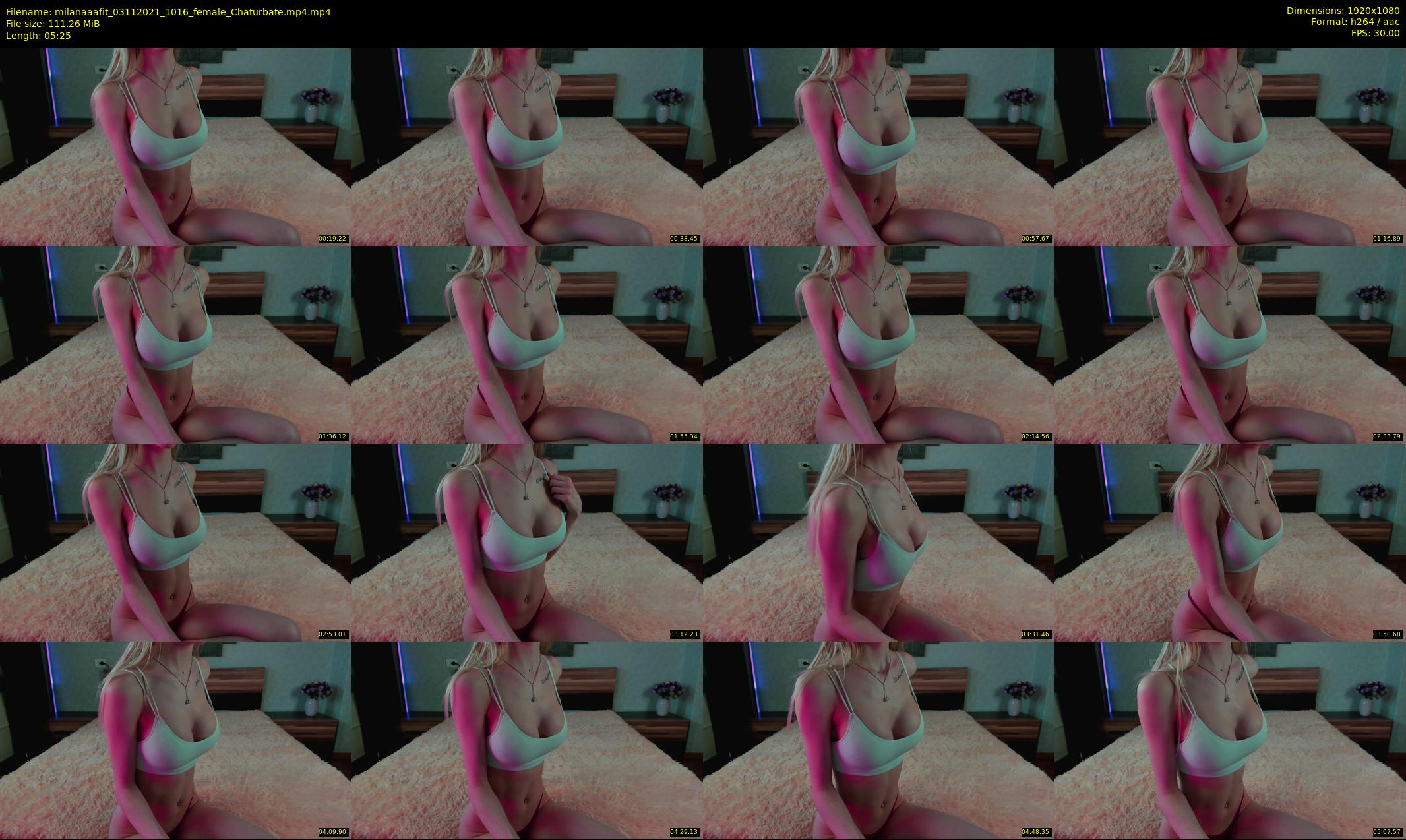 milanaaafit — 6 minute Chaturbate couple cam show recording, 1080p, Nov 3, 2021
