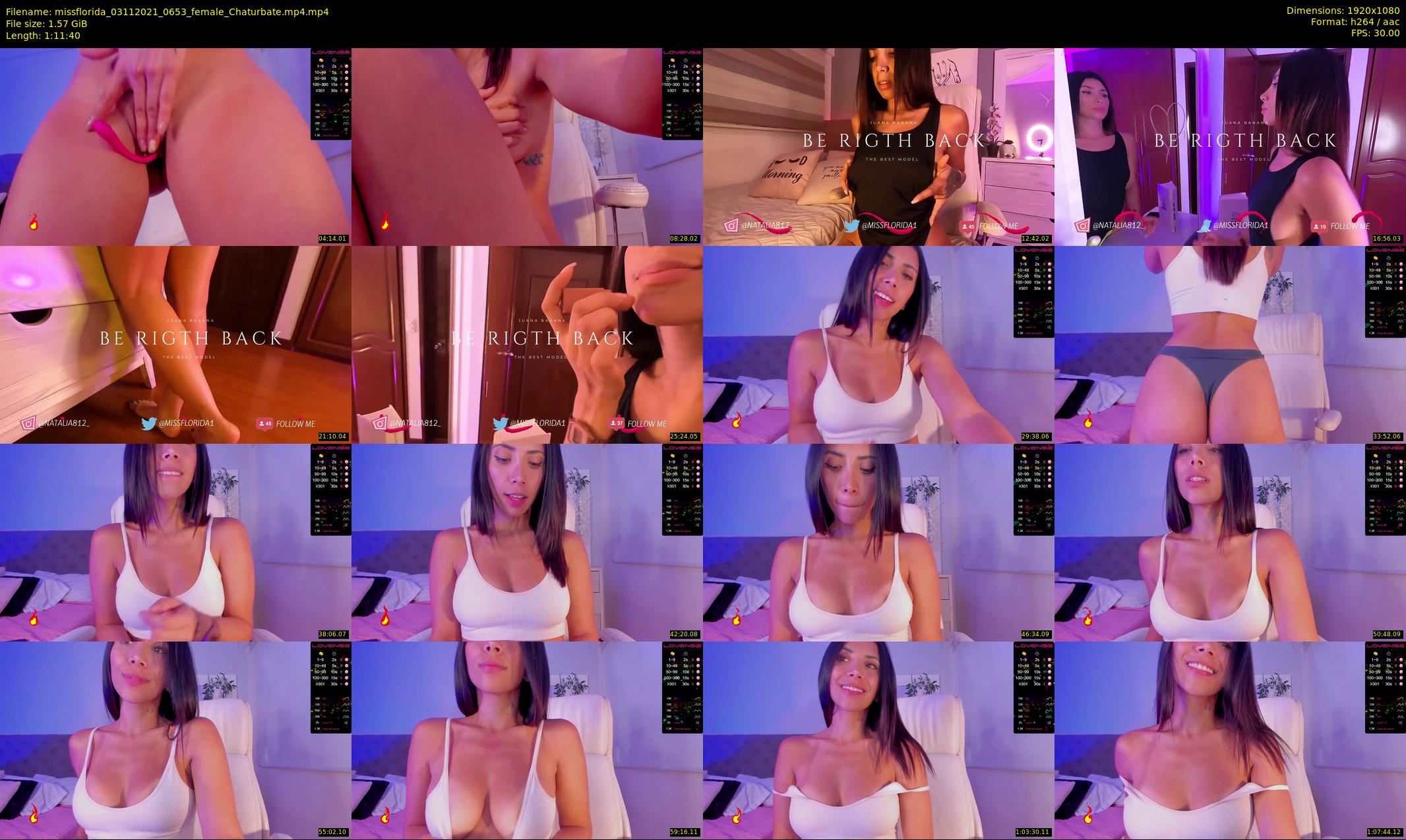 missflorida — 72 minute Chaturbate female cam show recording, 1080p, Nov 3, 2021