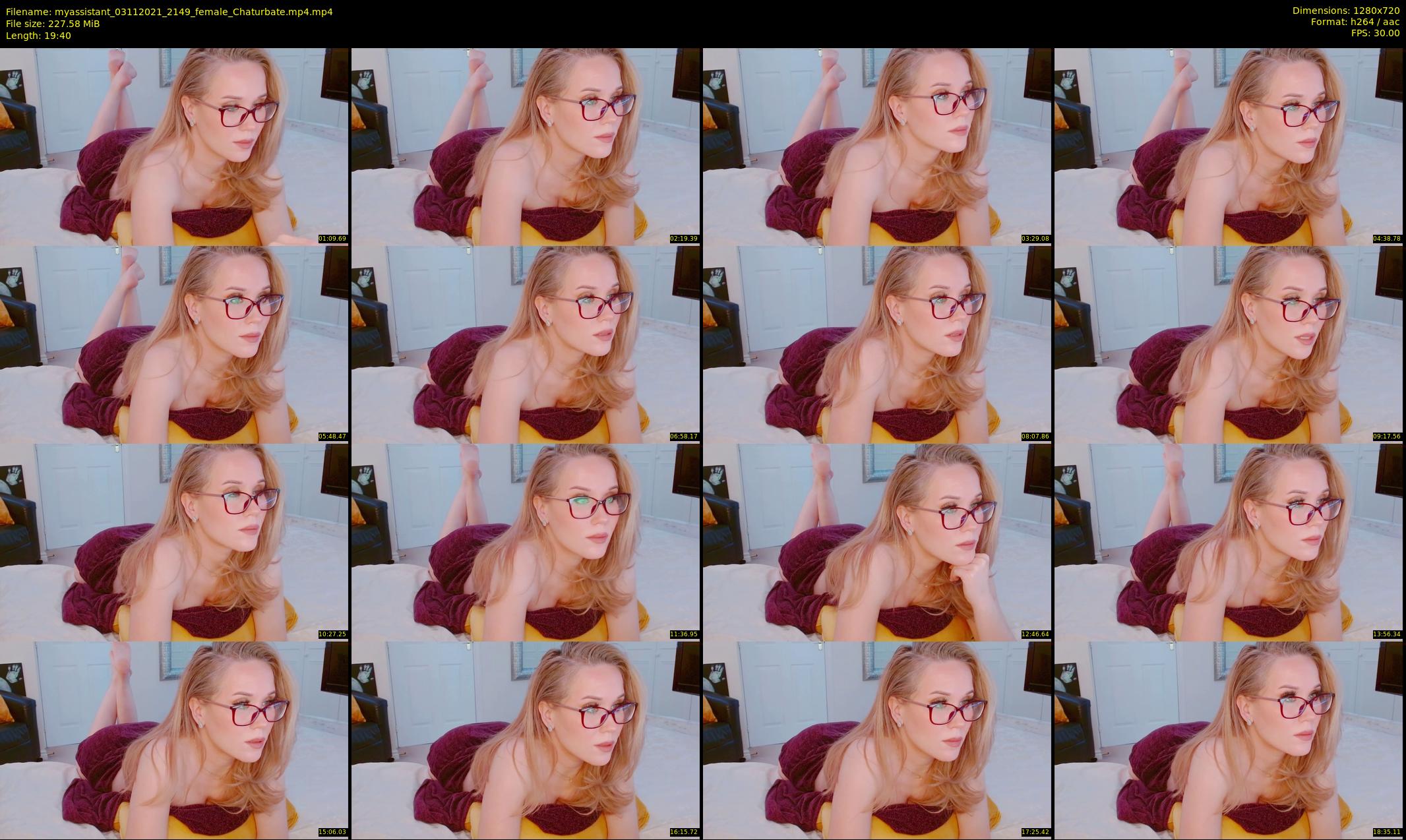 myassistant — 20 minute Chaturbate female cam show recording, 720p, Nov 3, 2021