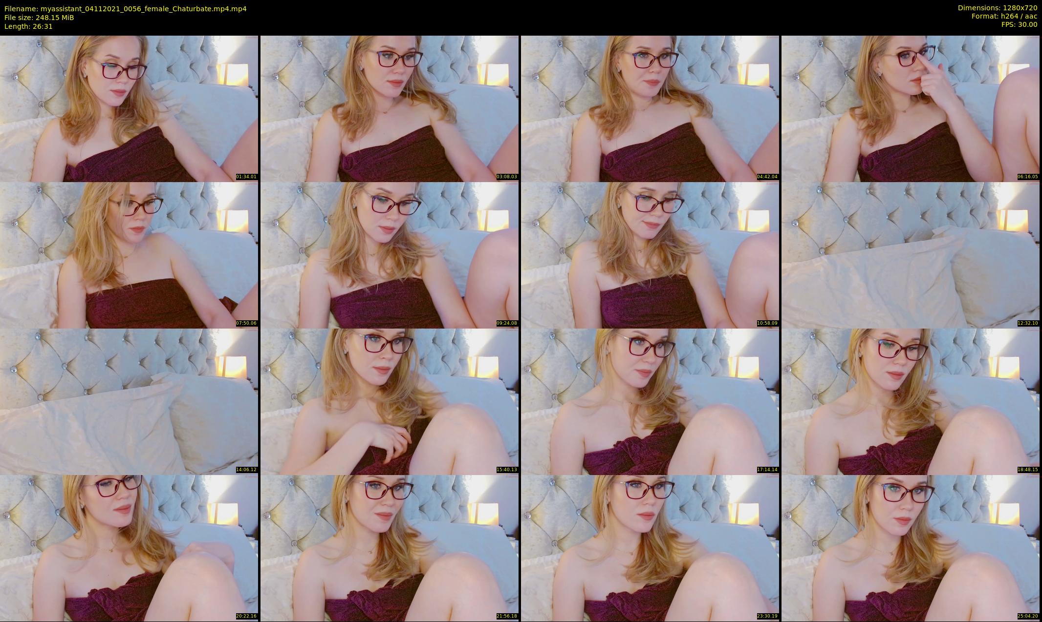 myassistant — 27 minute Chaturbate female cam show recording, 720p, Nov 4, 2021