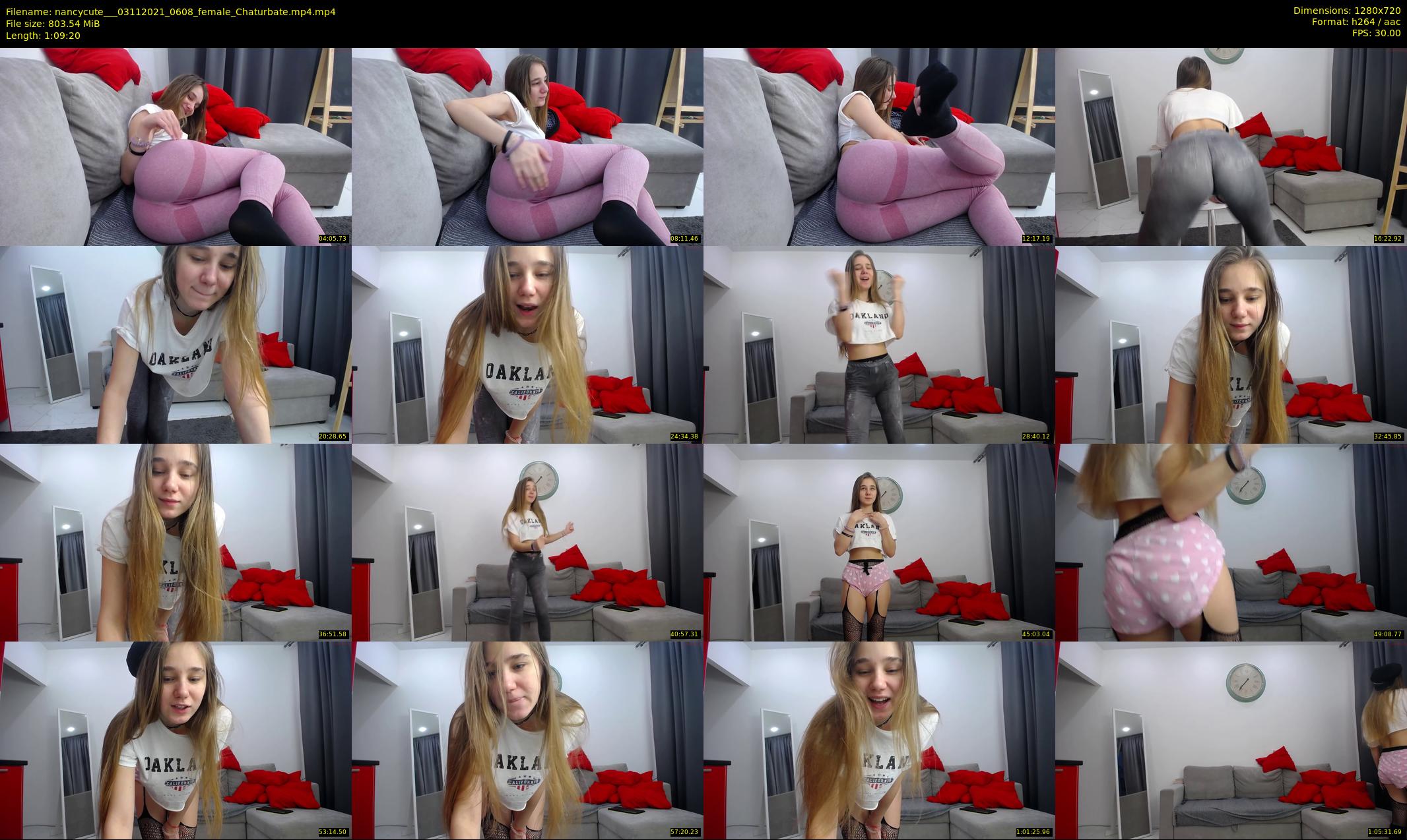 nancycute__ — 70 minute Chaturbate female cam show recording, 720p, Nov 3, 2021