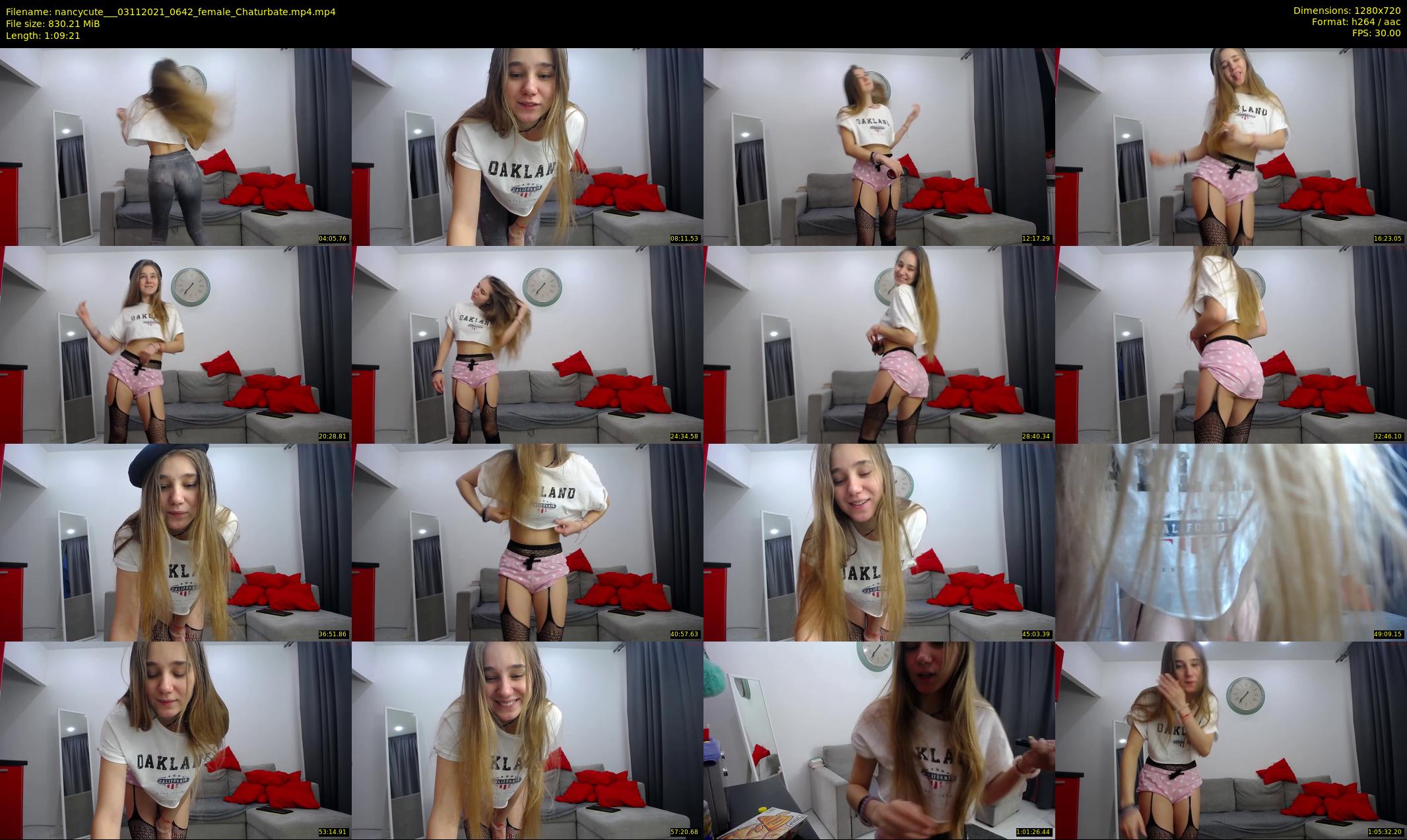 nancycute__ — 70 minute Chaturbate female cam show recording, 720p, Nov 3, 2021