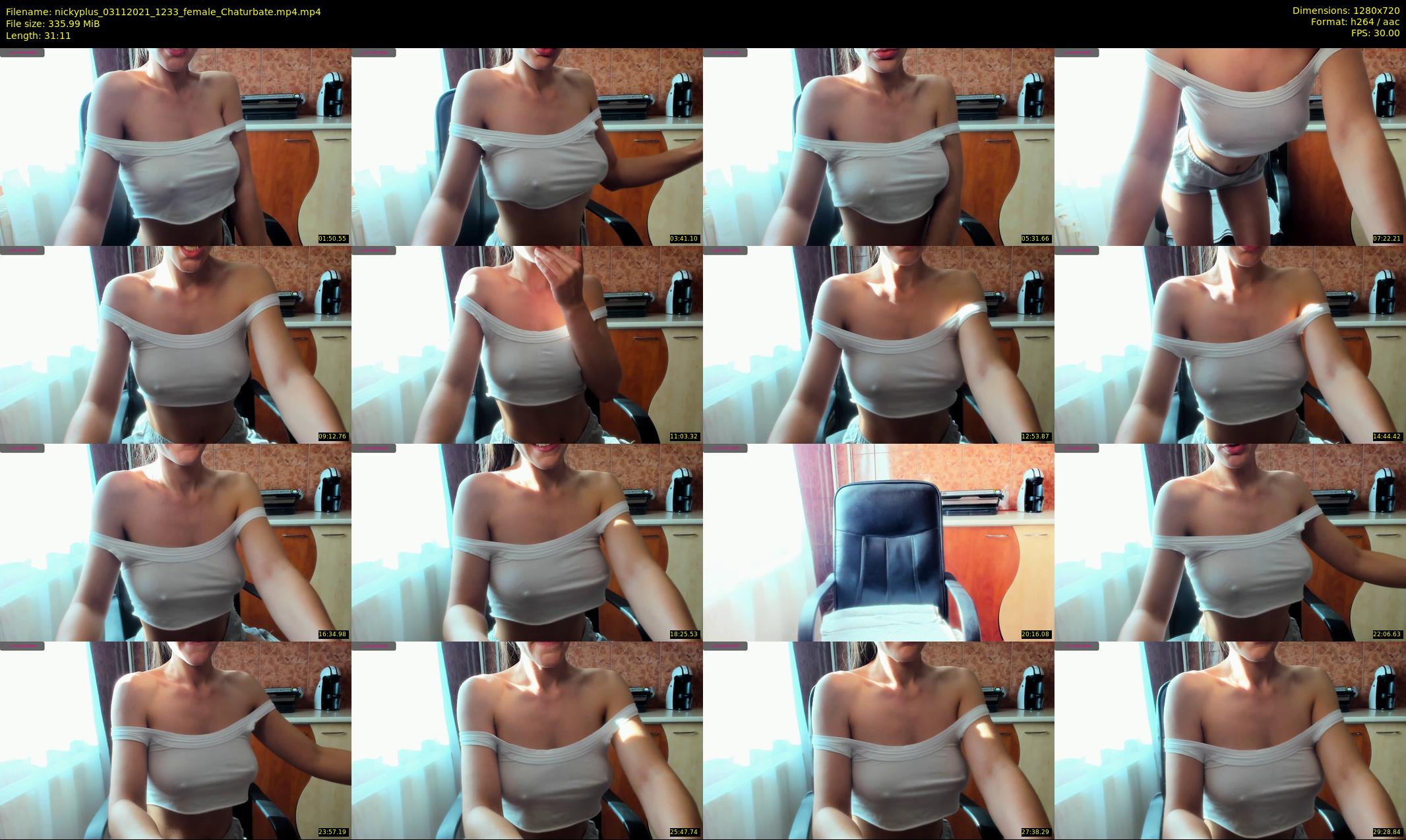 nickyplus — 32 minute Chaturbate couple cam show recording, 720p, Nov 3, 2021