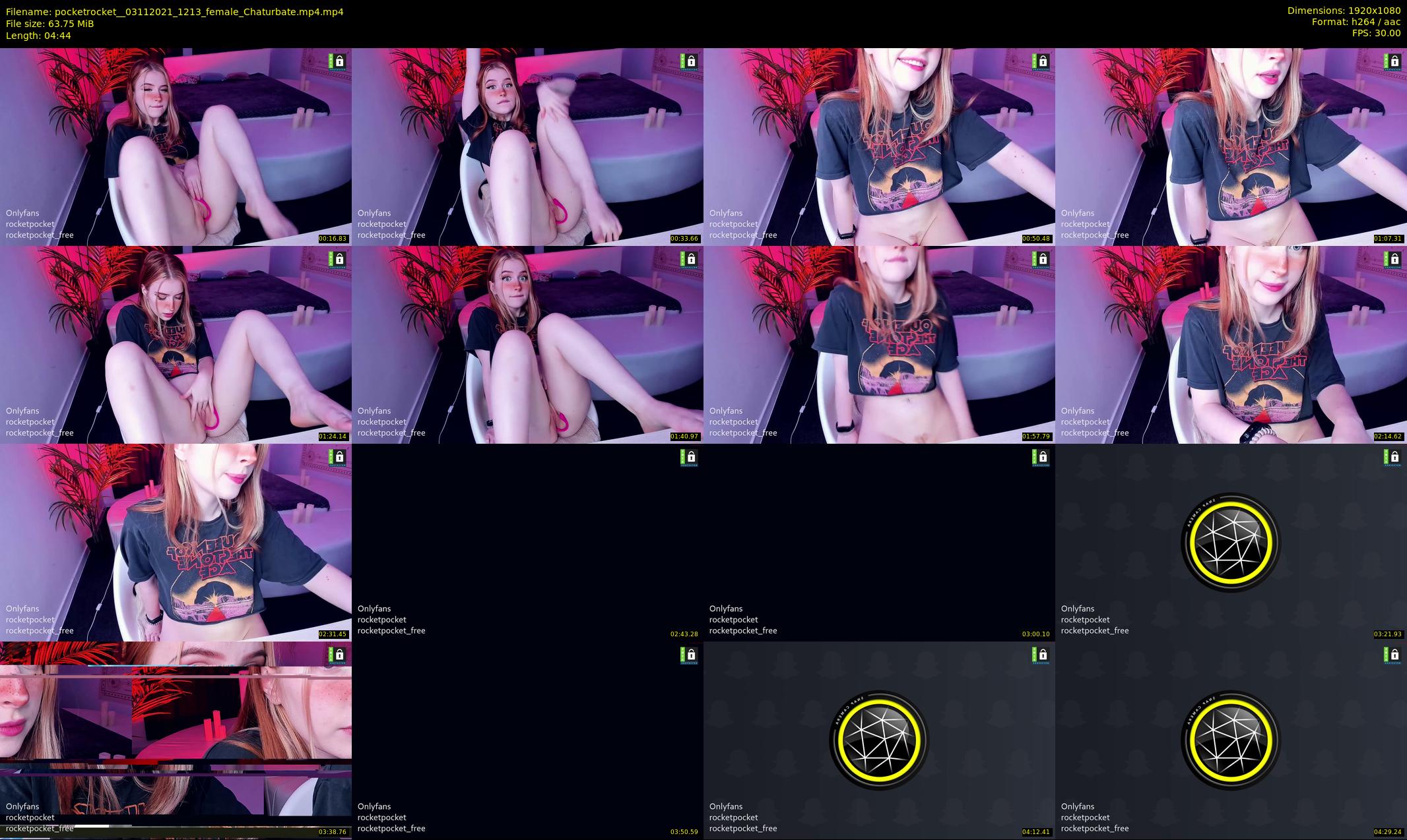 pocketrocket_ — 5 minute Chaturbate female cam show recording, 1080p, Nov 3, 2021