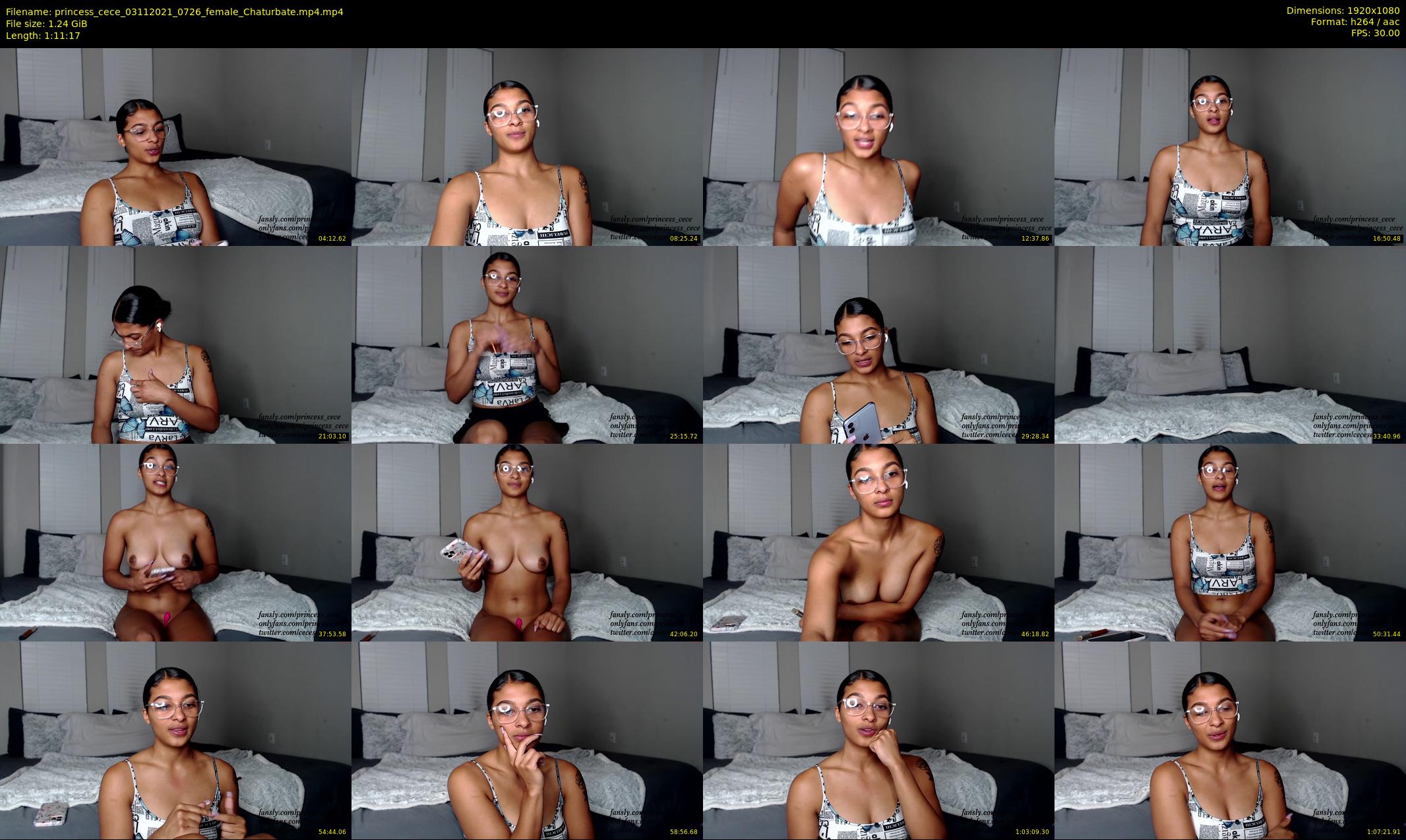 princess_cece — 72 minute Chaturbate female cam show recording, 1080p, Nov 3, 2021