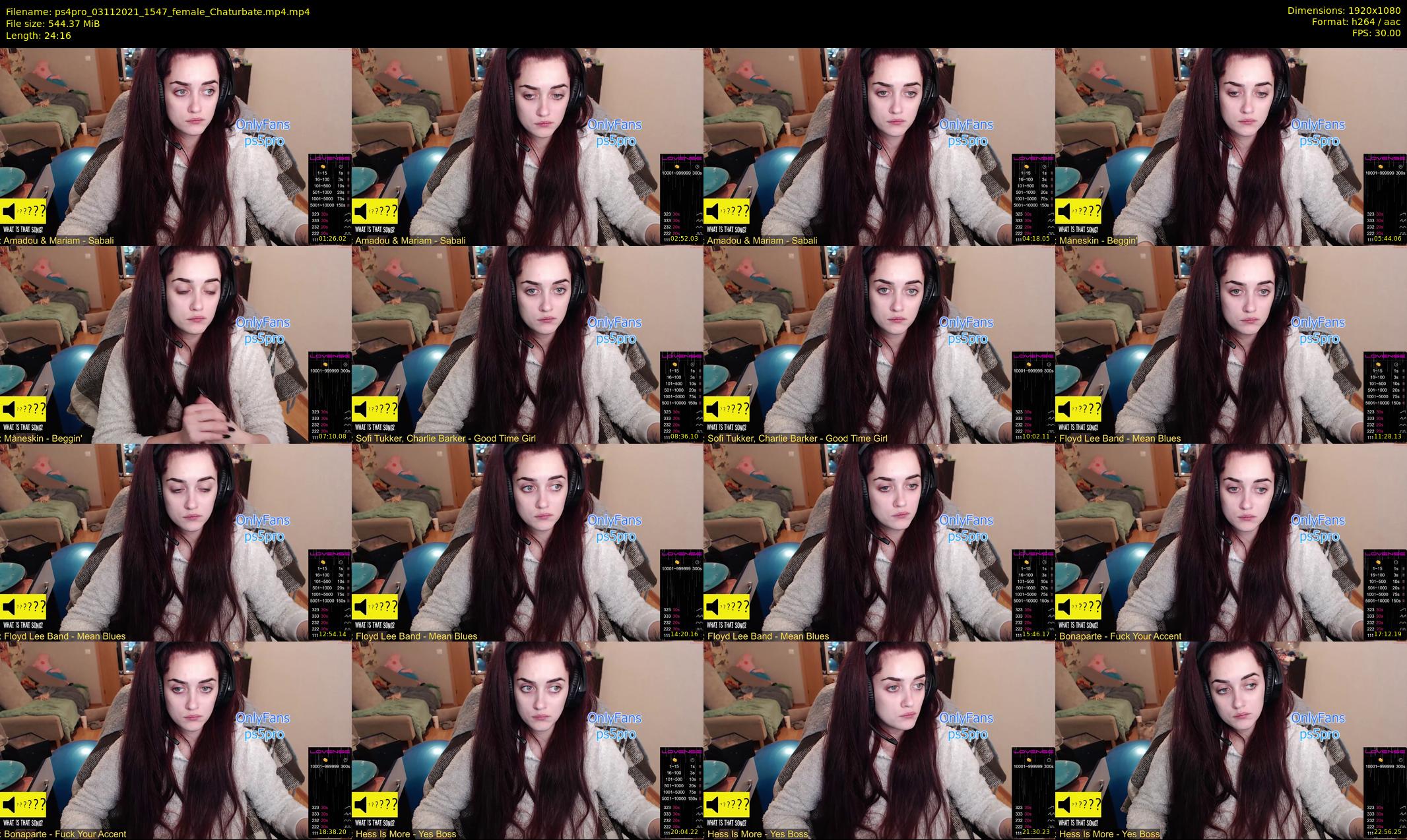 ps4pro — 25 minute Chaturbate female cam show recording, 1080p, Nov 3, 2021