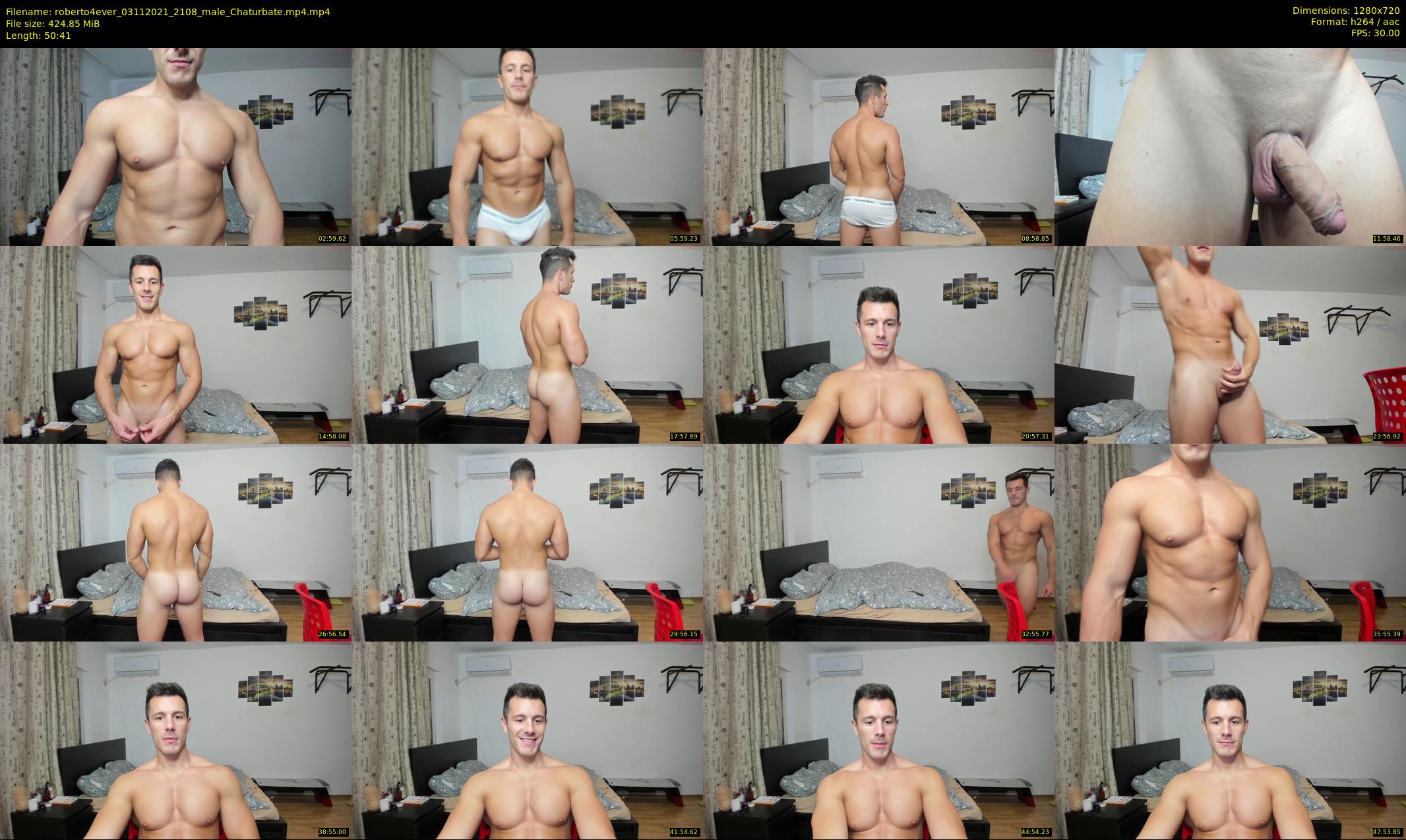 roberto4ever — 51 minute Chaturbate male cam show recording, 720p, Nov 3, 2021