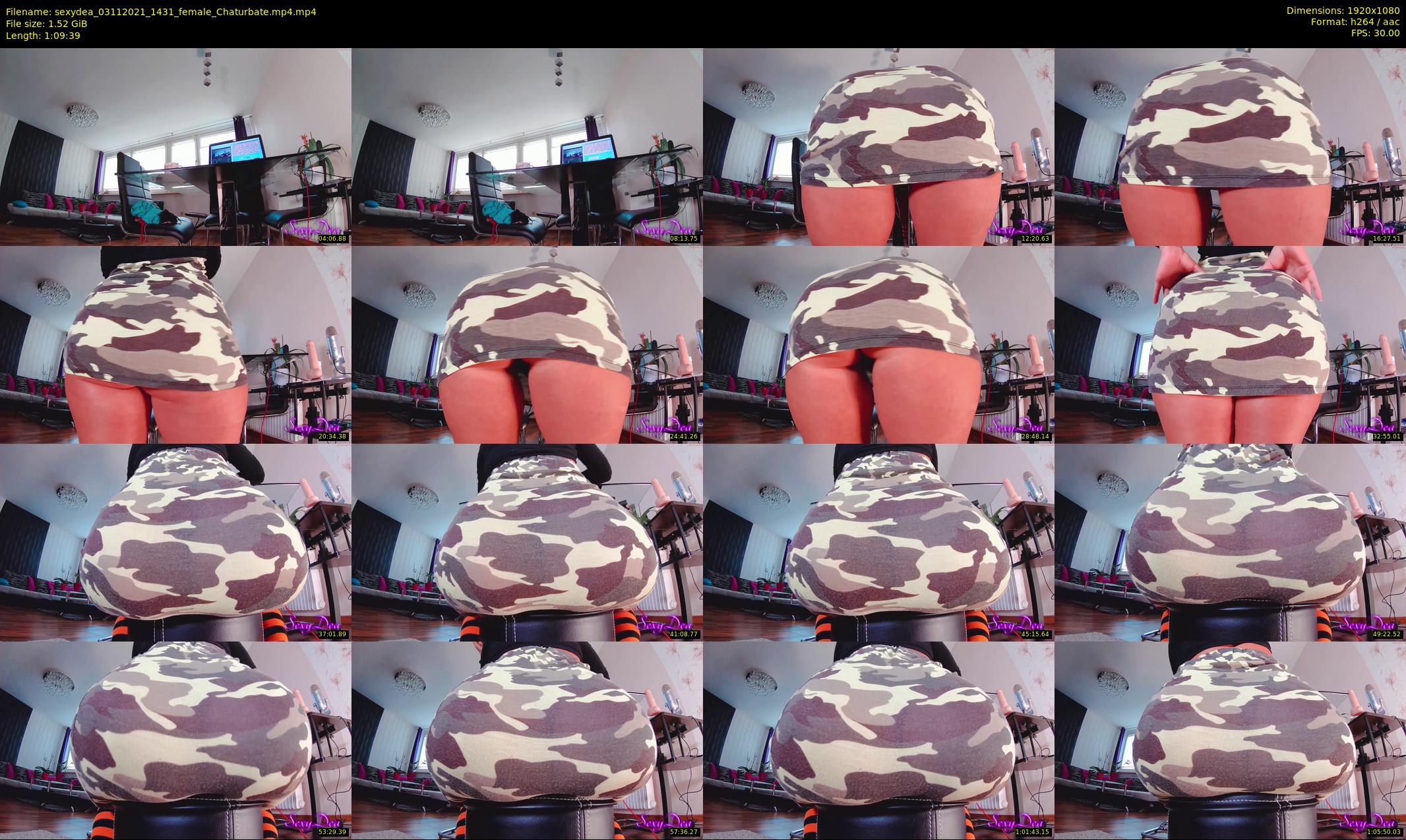 sexydea — 70 minute Chaturbate female cam show recording, 1080p, Nov 3, 2021