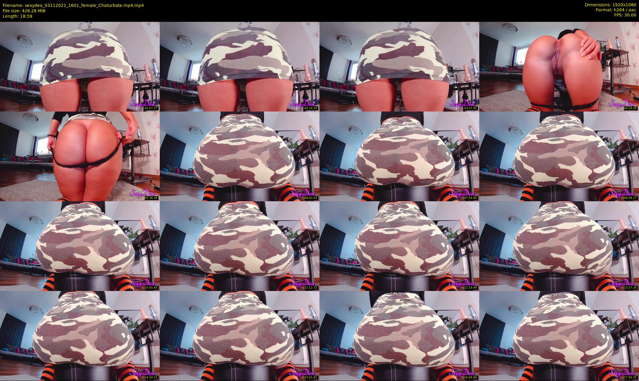 sexydea — 19 minute Chaturbate female cam show recording, 1080p, Nov 3, 2021