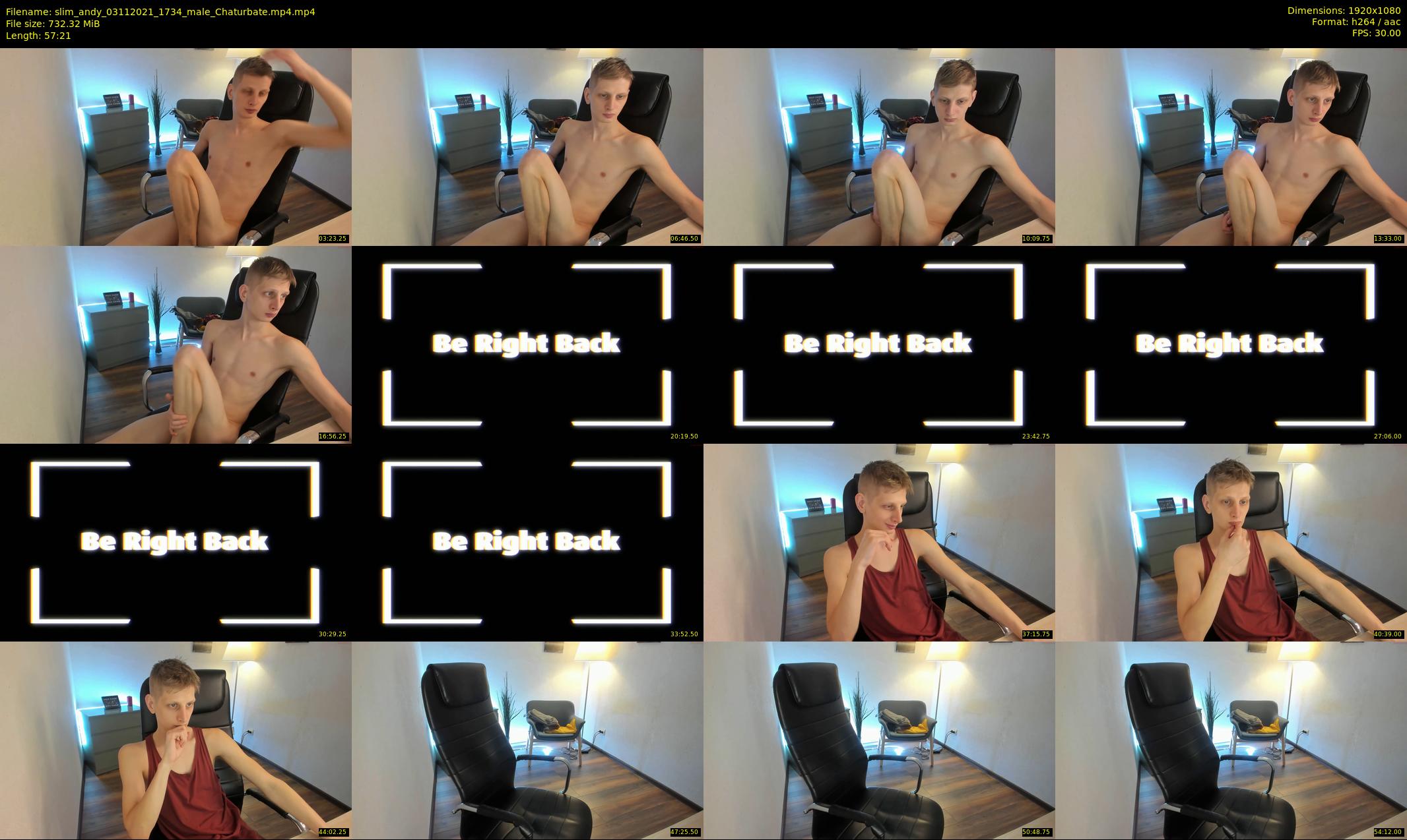 slim_andy — 58 minute Chaturbate male cam show recording, 1080p, Nov 3, 2021