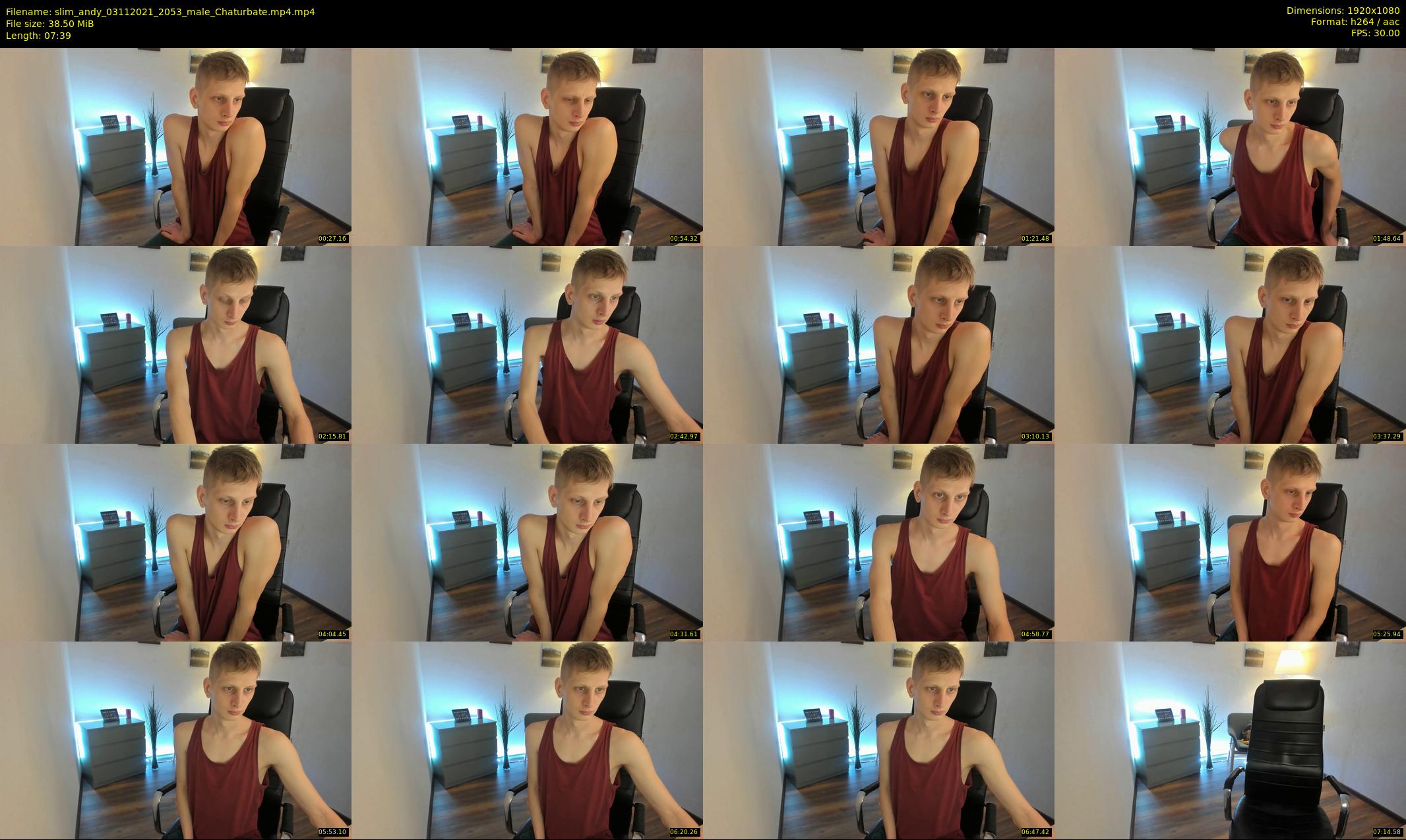slim_andy — 8 minute Chaturbate male cam show recording, 1080p, Nov 3, 2021