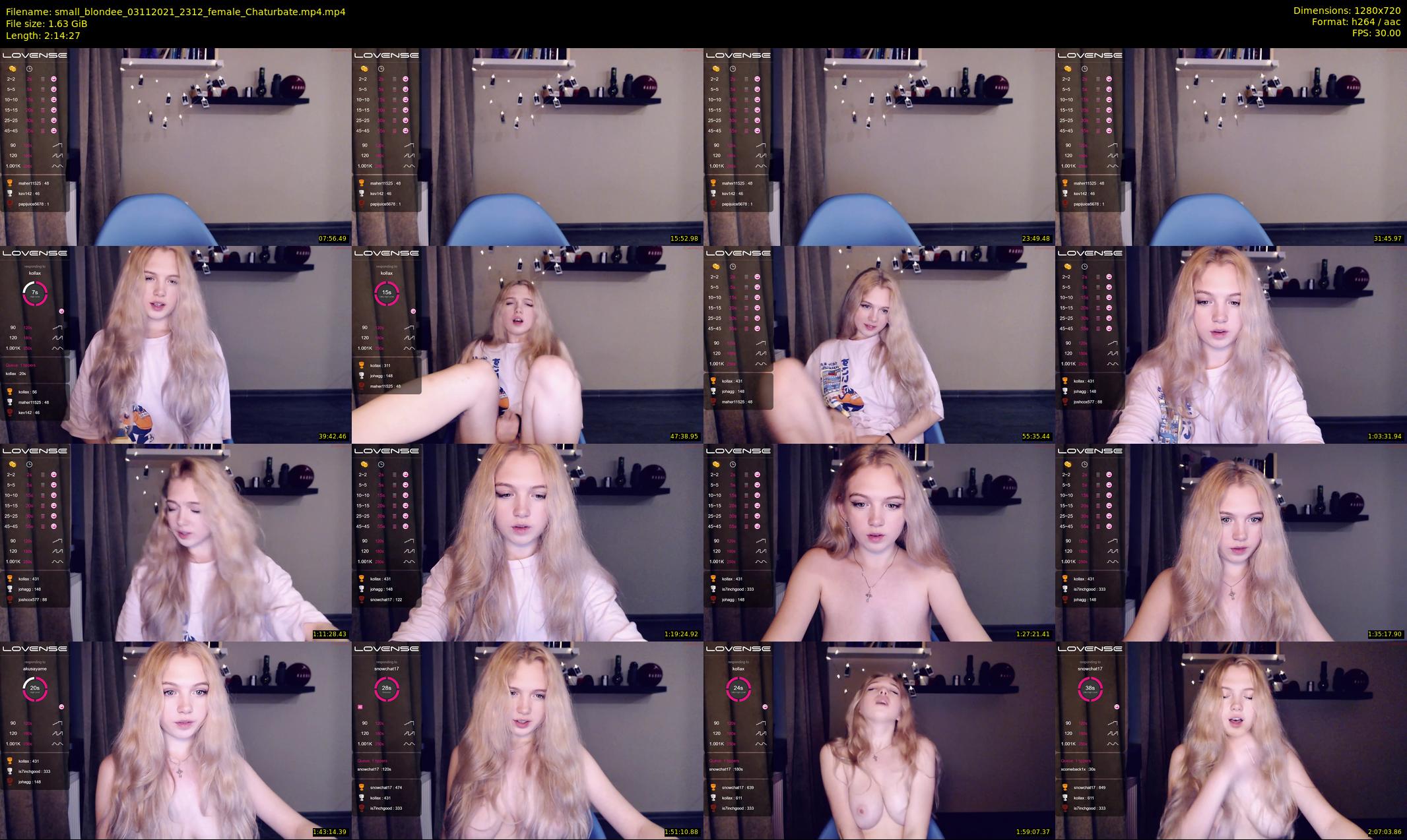 small_blondee — 135 minute Chaturbate female cam show recording, 720p, Nov 3, 2021