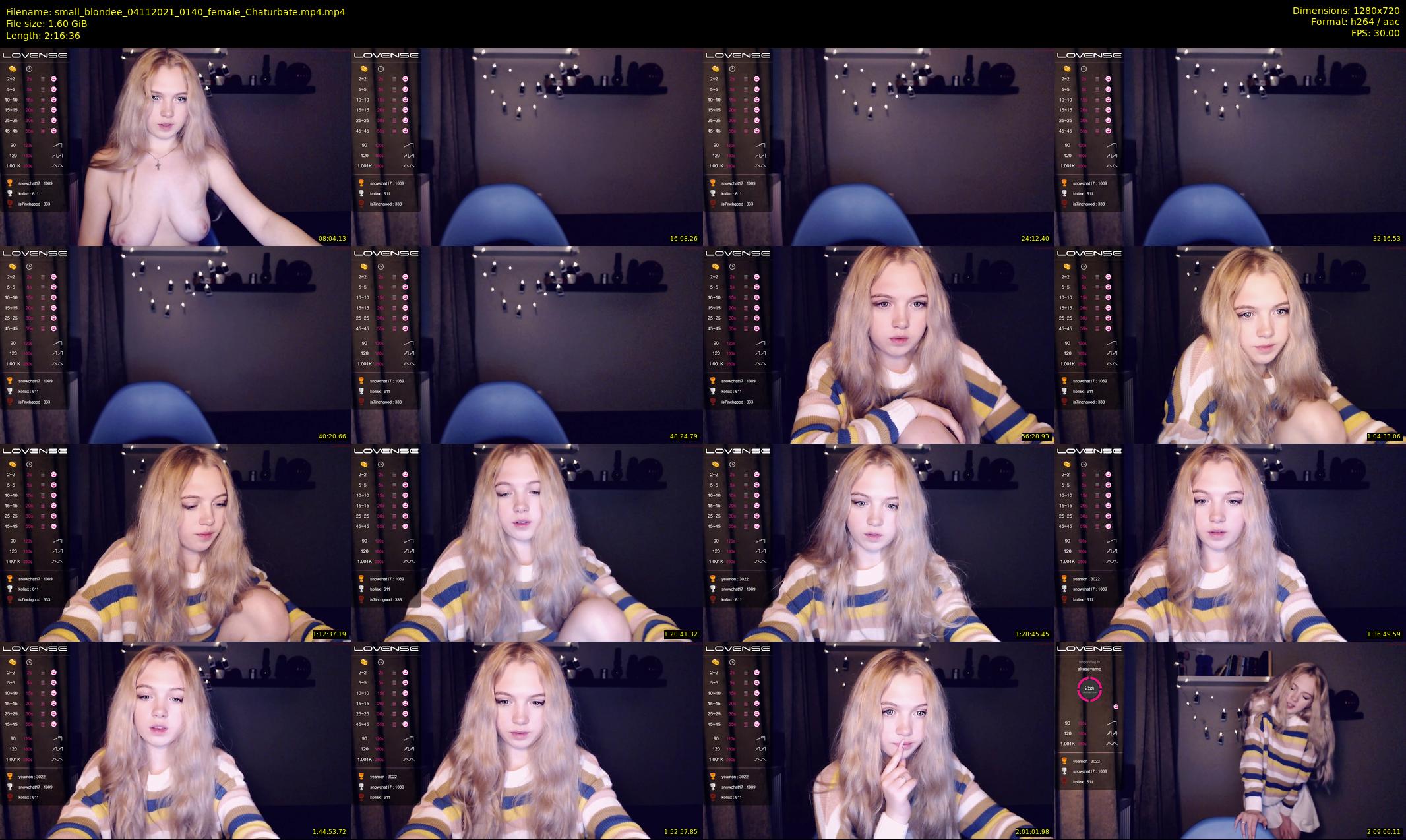 small_blondee — 137 minute Chaturbate female cam show recording, 720p, Nov 4, 2021