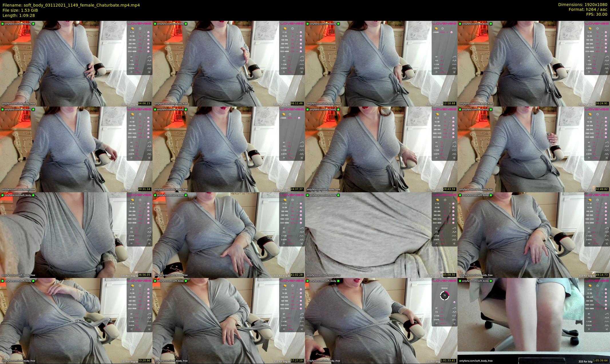 soft_body — 70 minute Chaturbate female cam show recording, 1080p, Nov 3, 2021