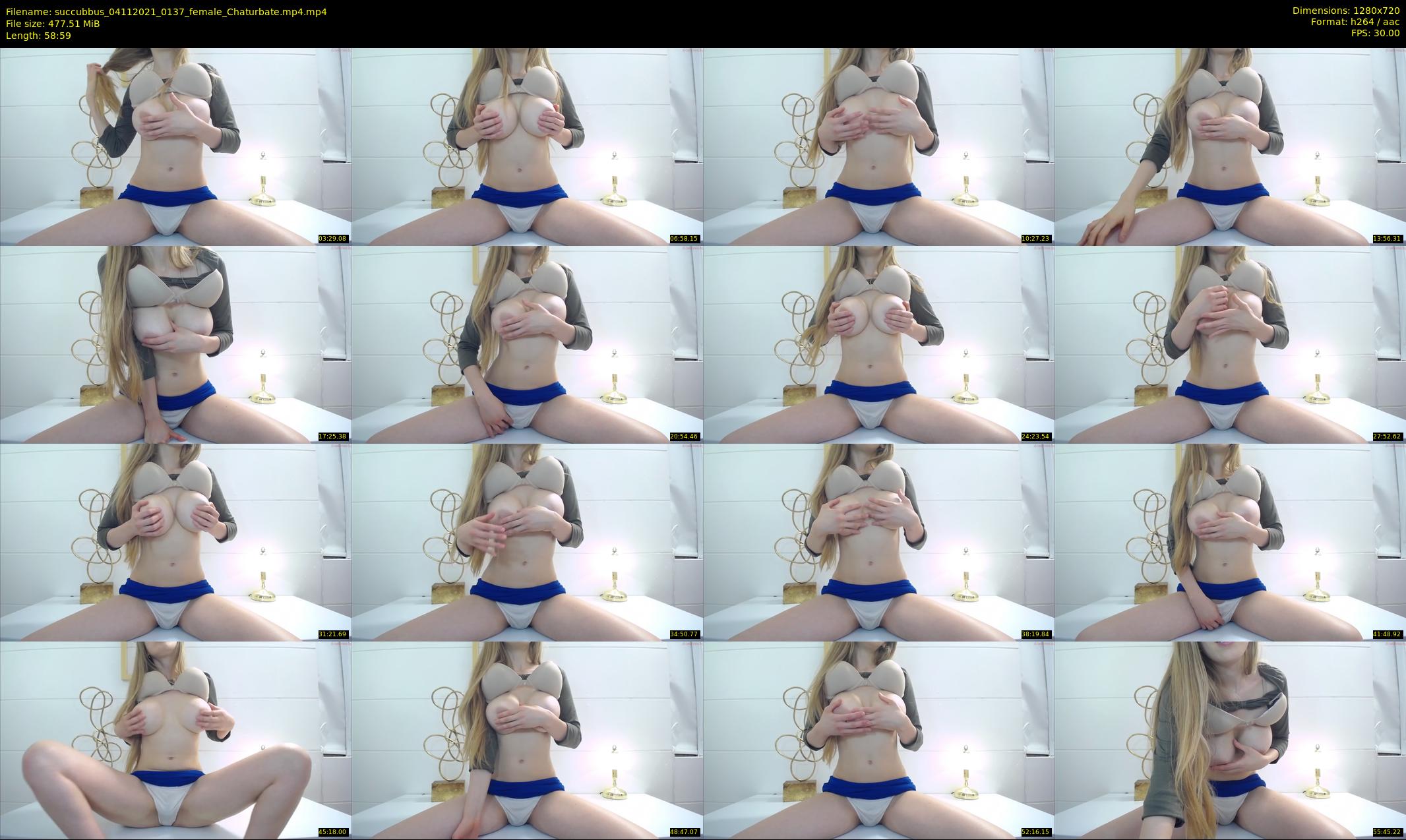 succubbus — 59 minute Chaturbate female cam show recording, 720p, Nov 4, 2021