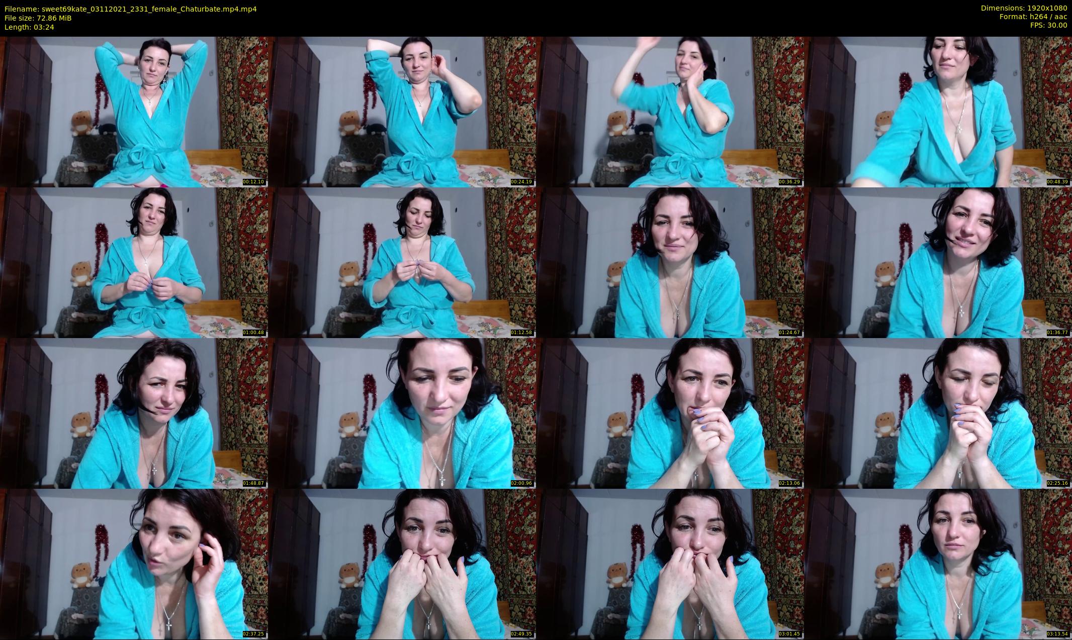 sweet69kate — 4 minute Chaturbate female cam show recording, 1080p, Nov 3, 2021